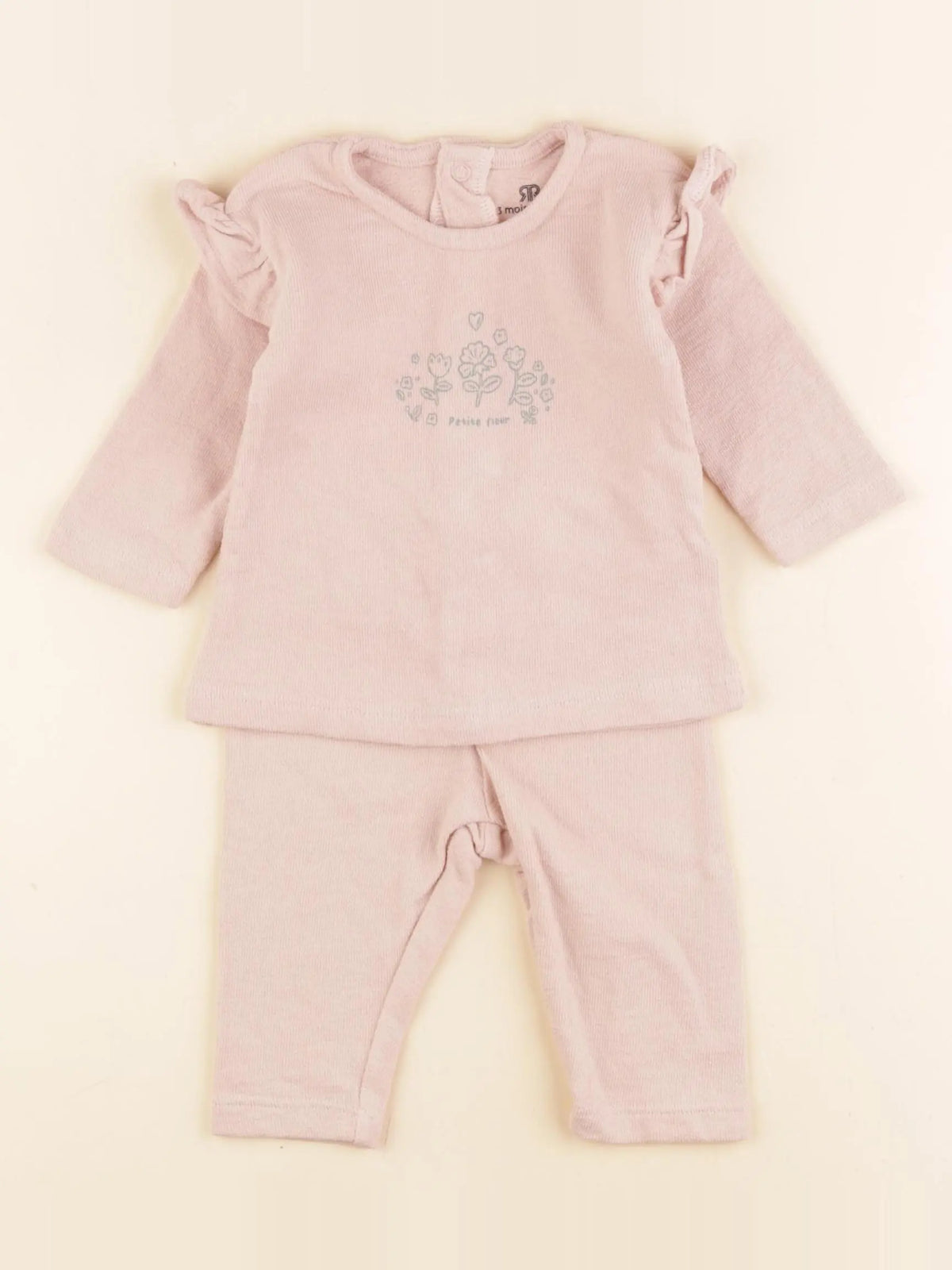 La Redoute - ensemble rose - 3 mois
