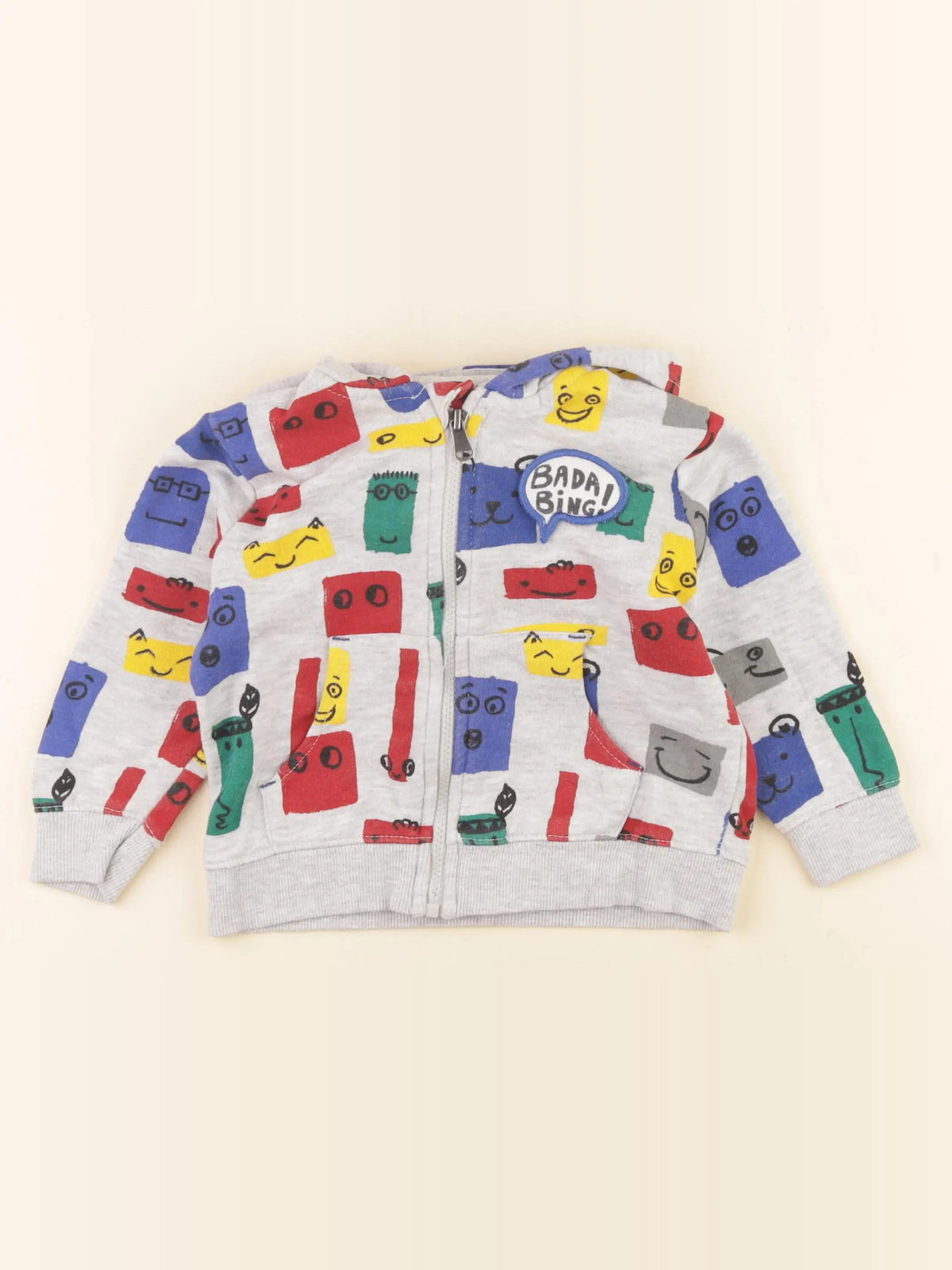 Zara - sweat multicolore - 18/24 mois