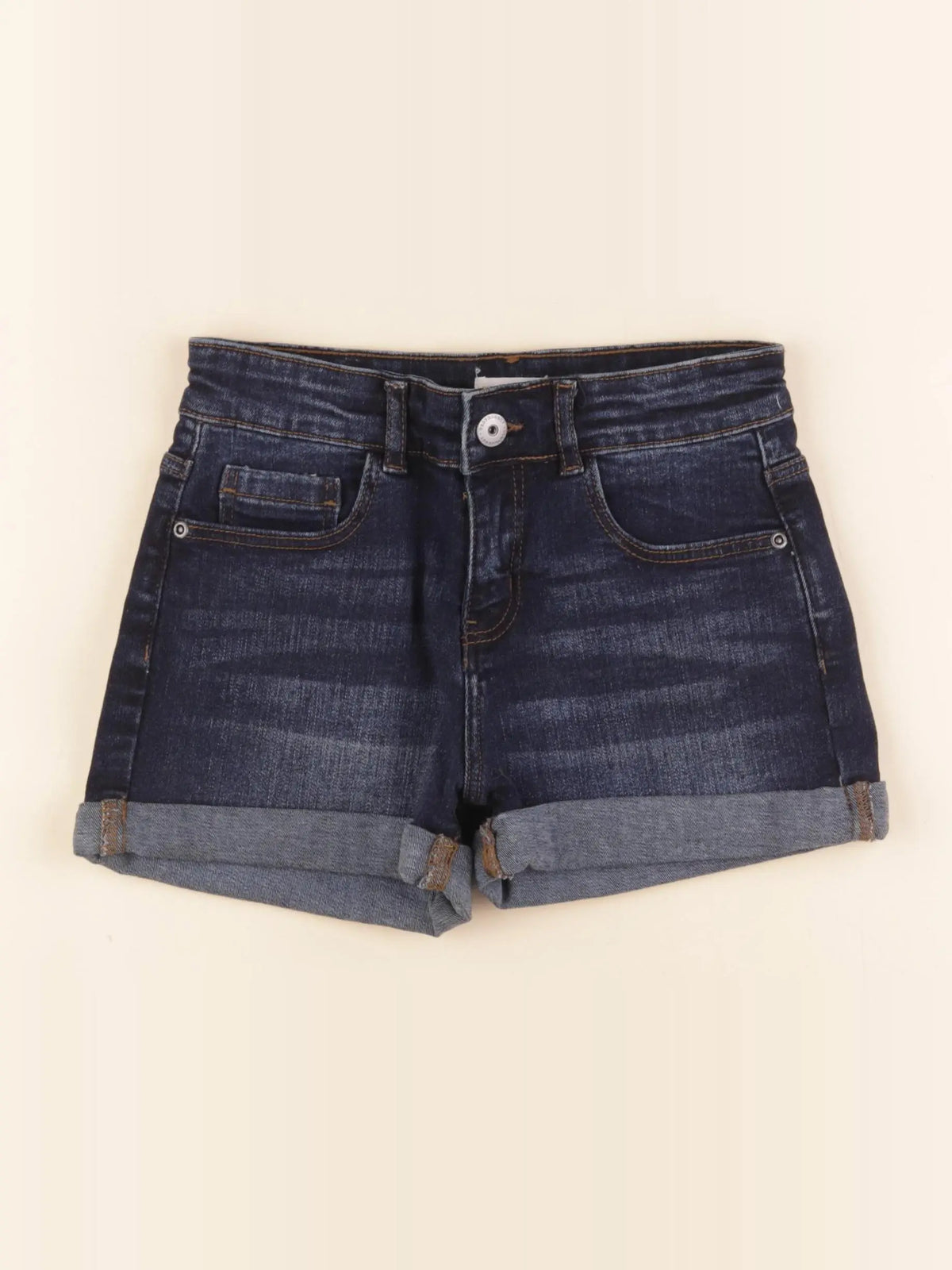 Vertbaudet - short bleu - 10 ans