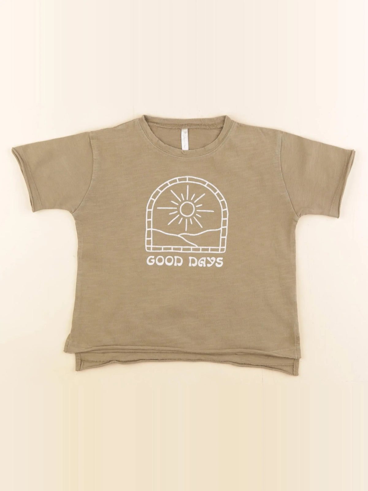Rylee + Cru - tee-shirt marron - 2/3 ans