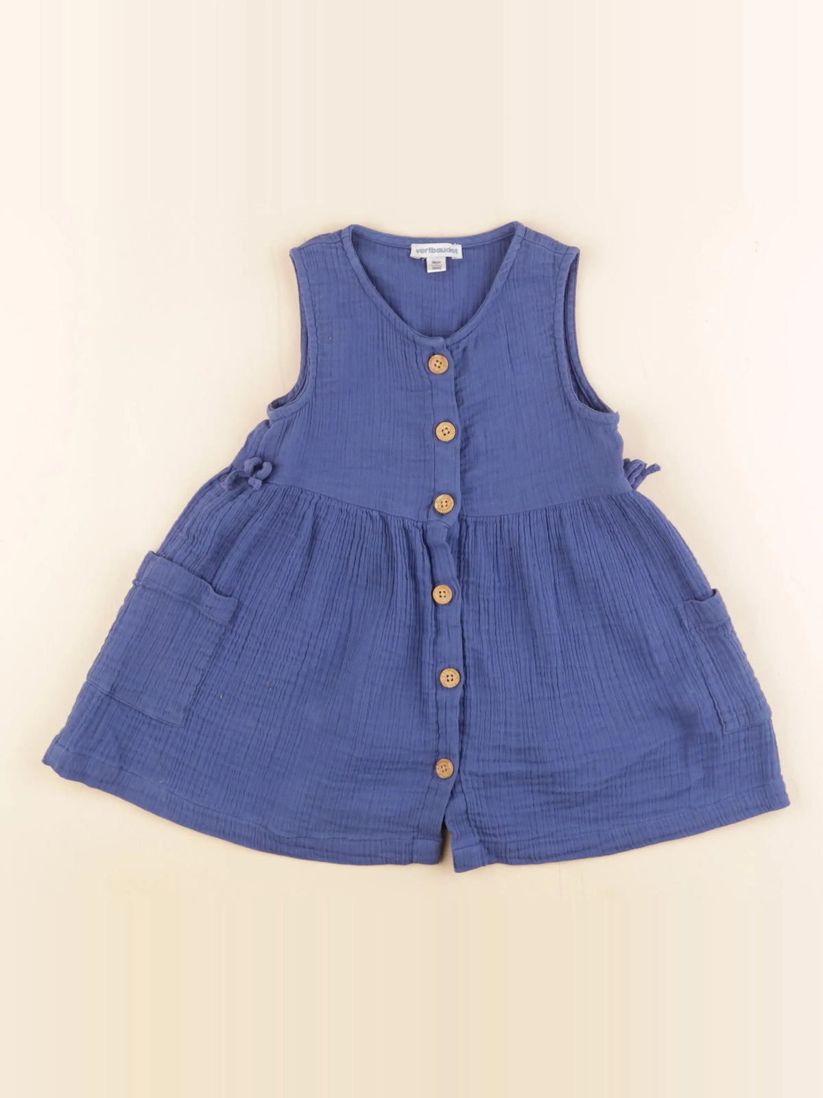 Vertbaudet - robe bleu - 3 ans