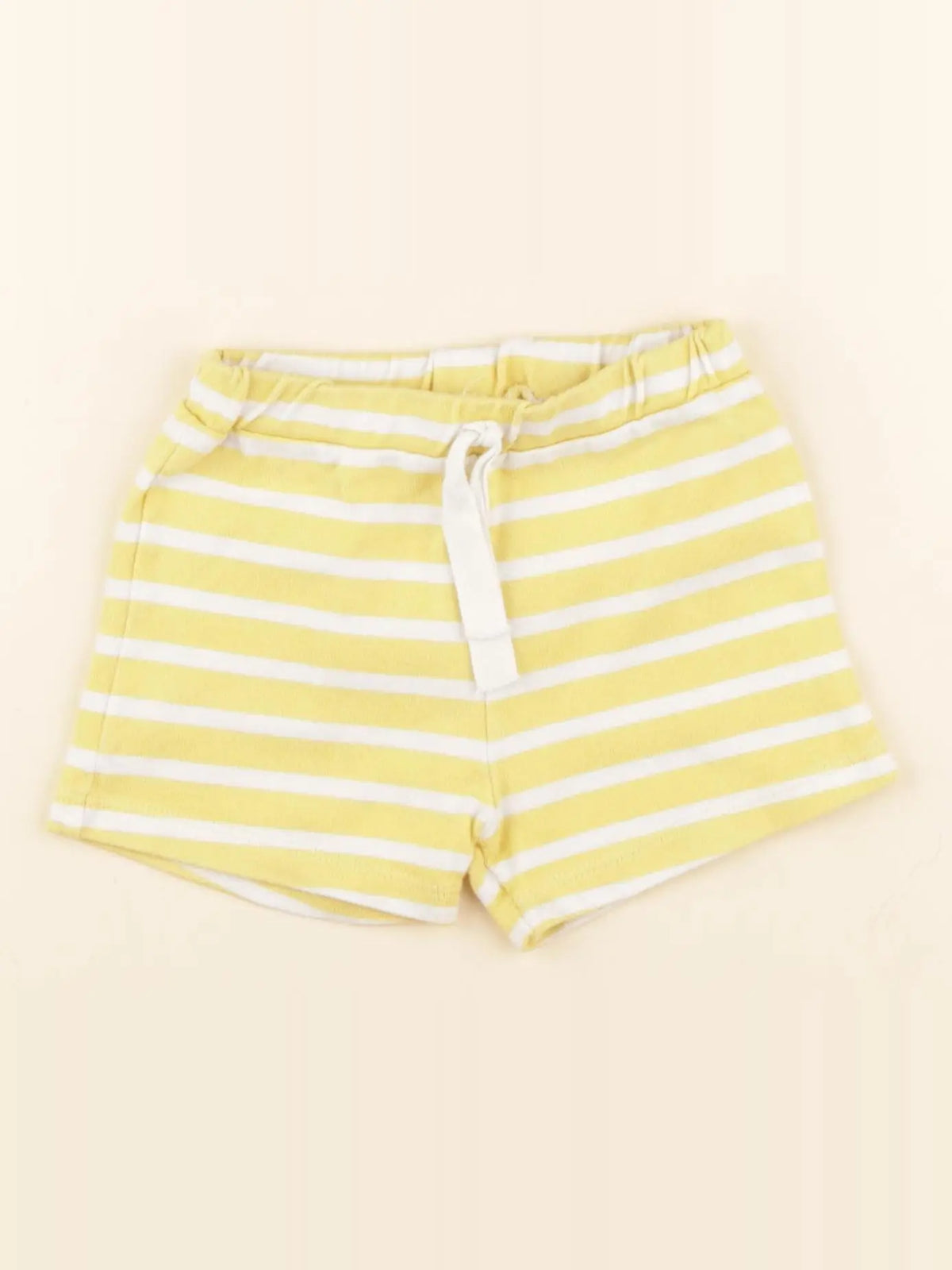Petit Bateau - short jaune - 18 mois