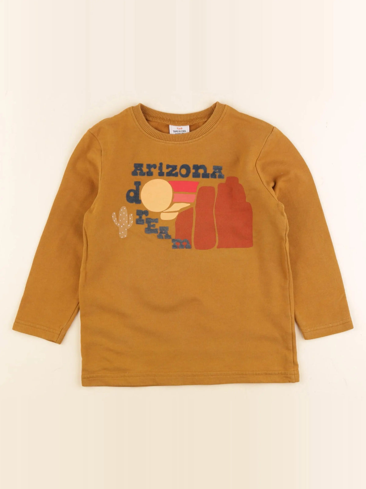 Tape à l'oeil - tee-shirt marron - 4 ans