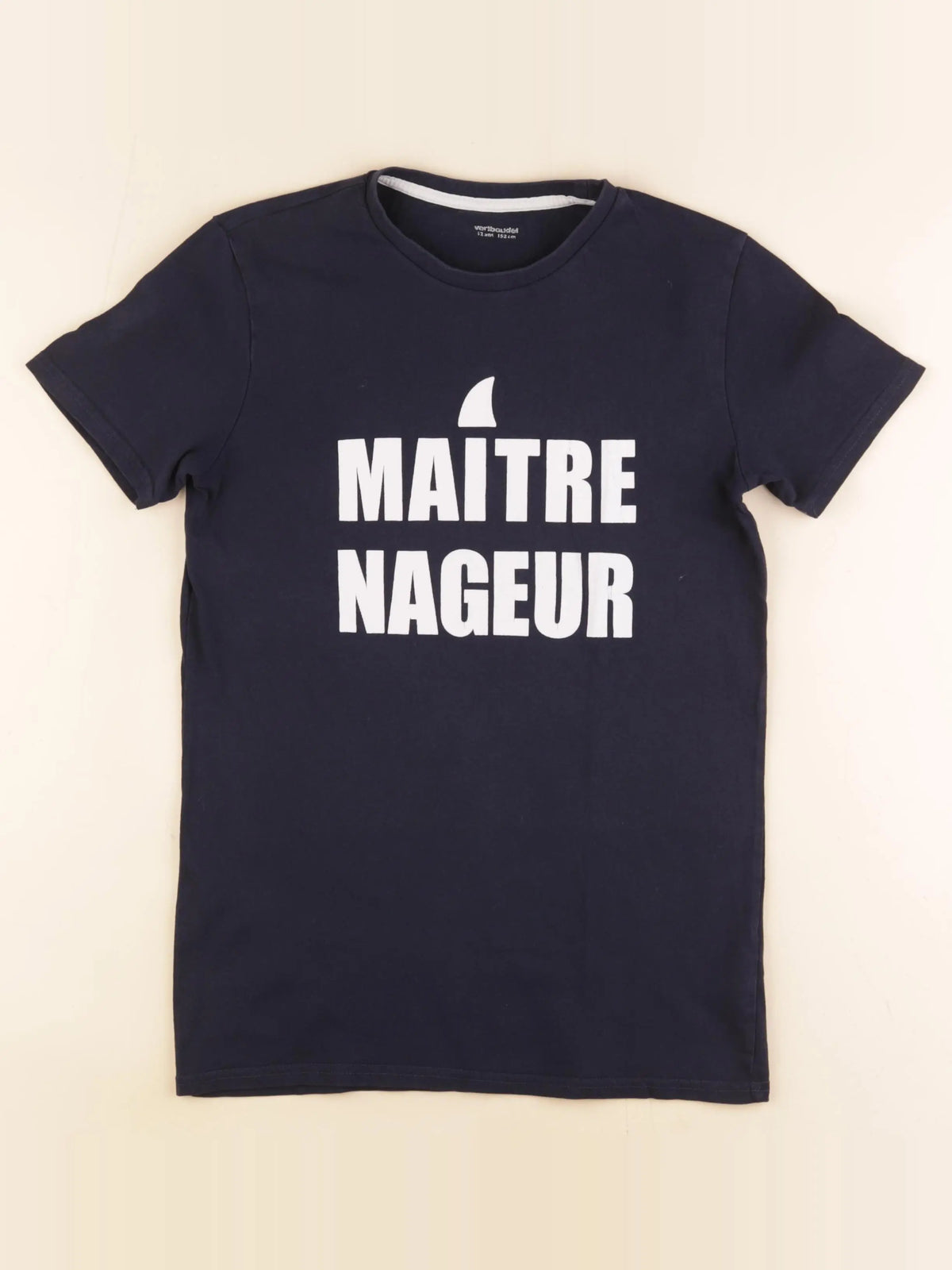Vertbaudet - tee-shirt bleu - 12 ans