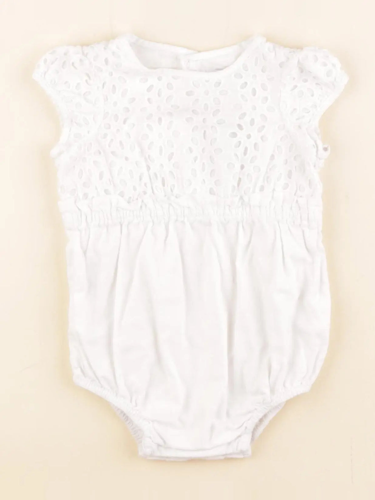 Jacadi - combinaison blanc - 6 mois