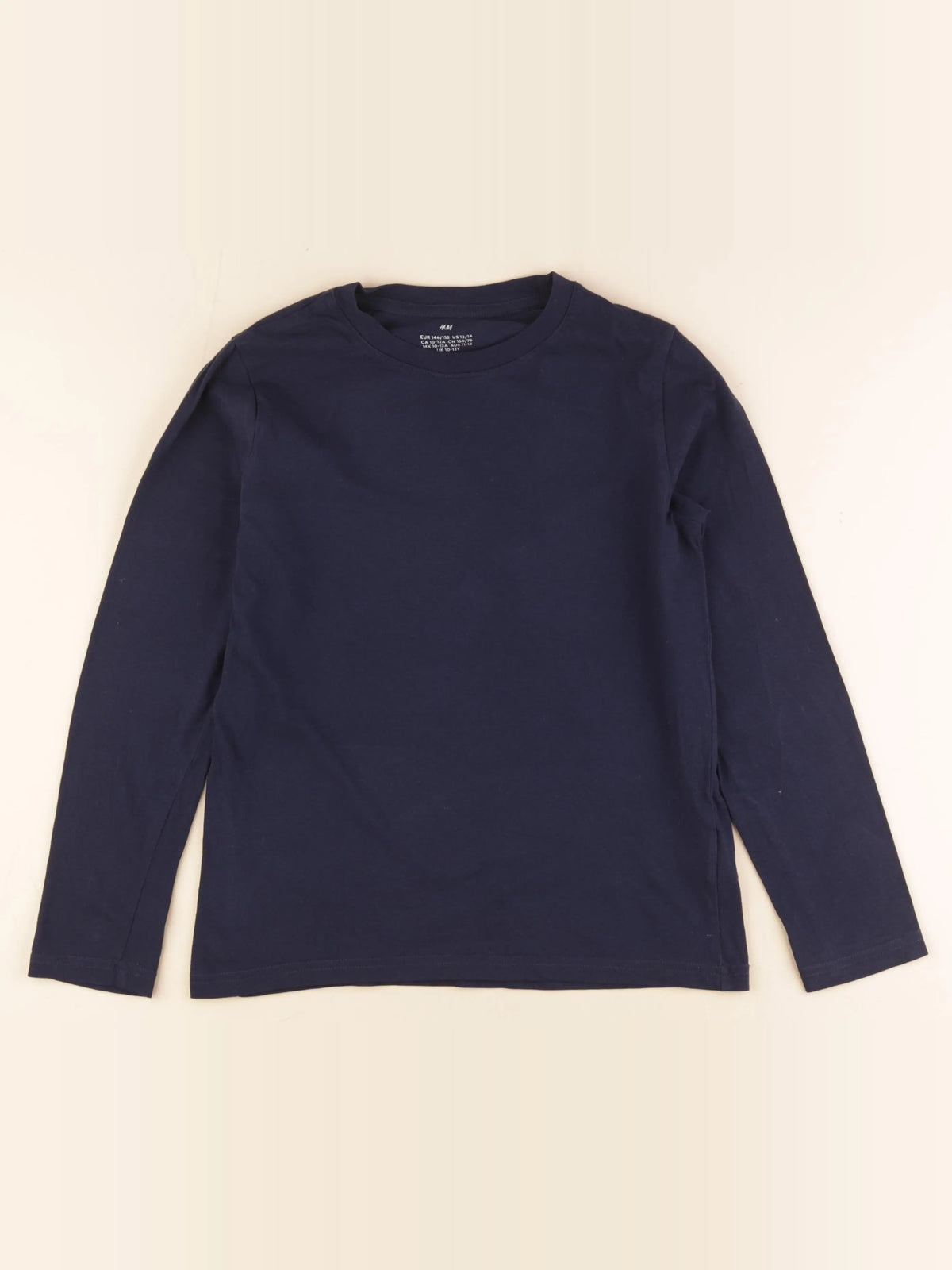 H&M - tee-shirt bleu - 10/12 ans