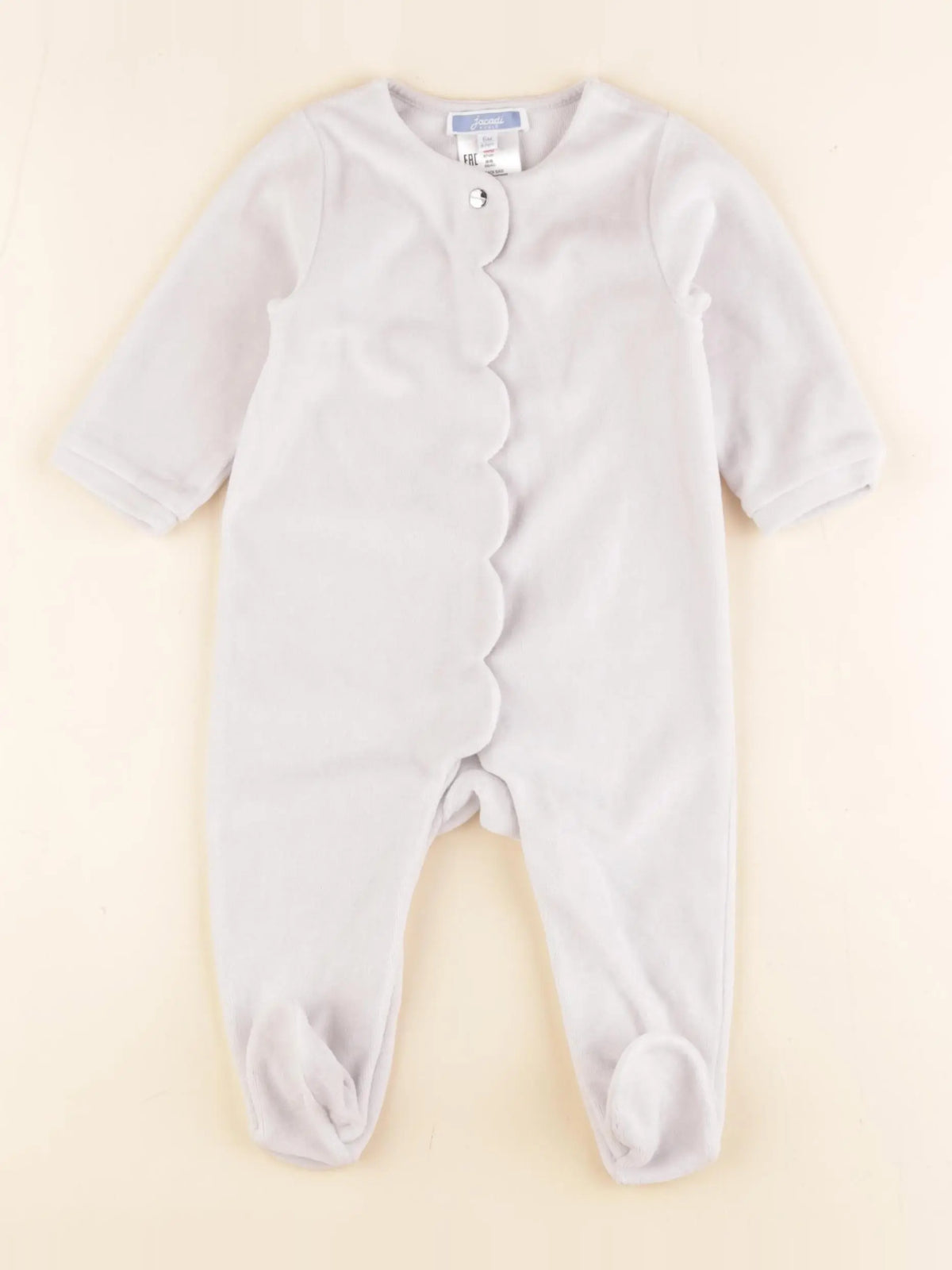 Jacadi - pyjama velours bleu - 6 mois