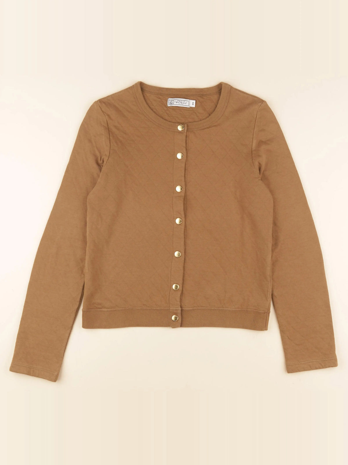 Petit Bateau - sweat marron - 14 ans