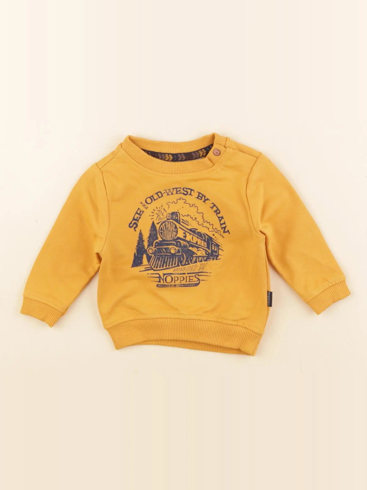 Noppies - sweat jaune - 0/1 mois