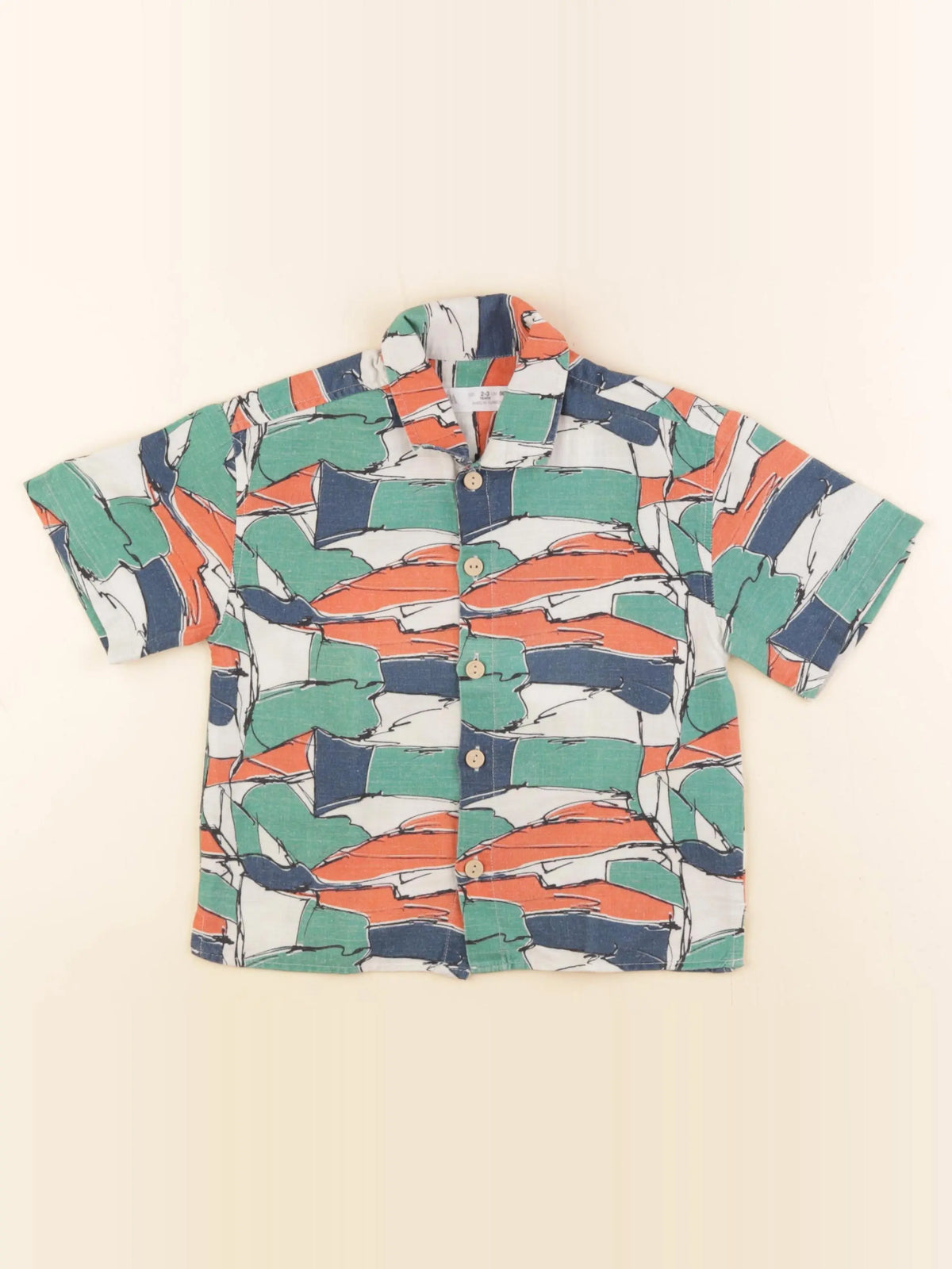 Zara - chemise multicolore - 2/3 ans