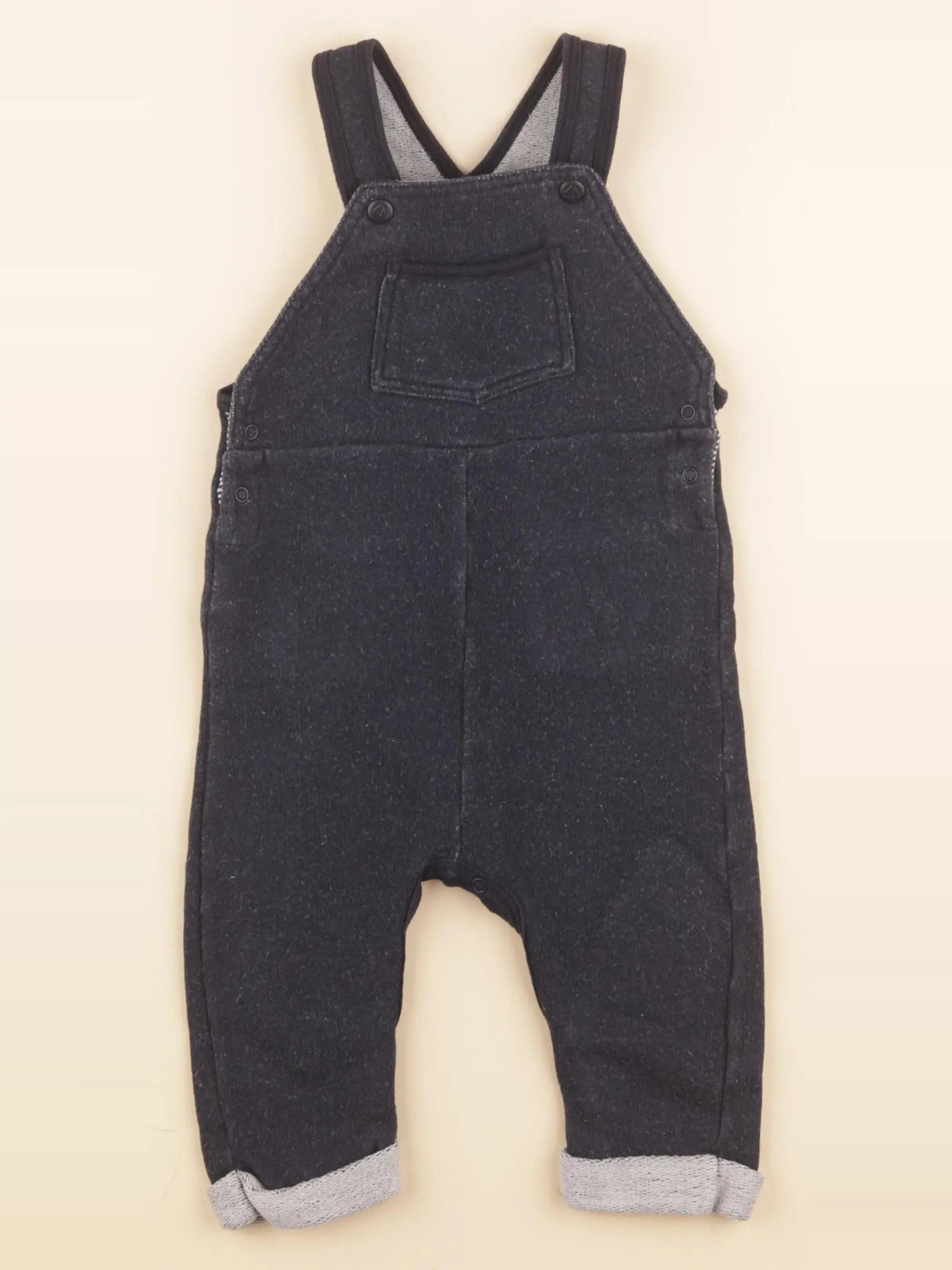 Petit Bateau - salopette bleu - 12 mois