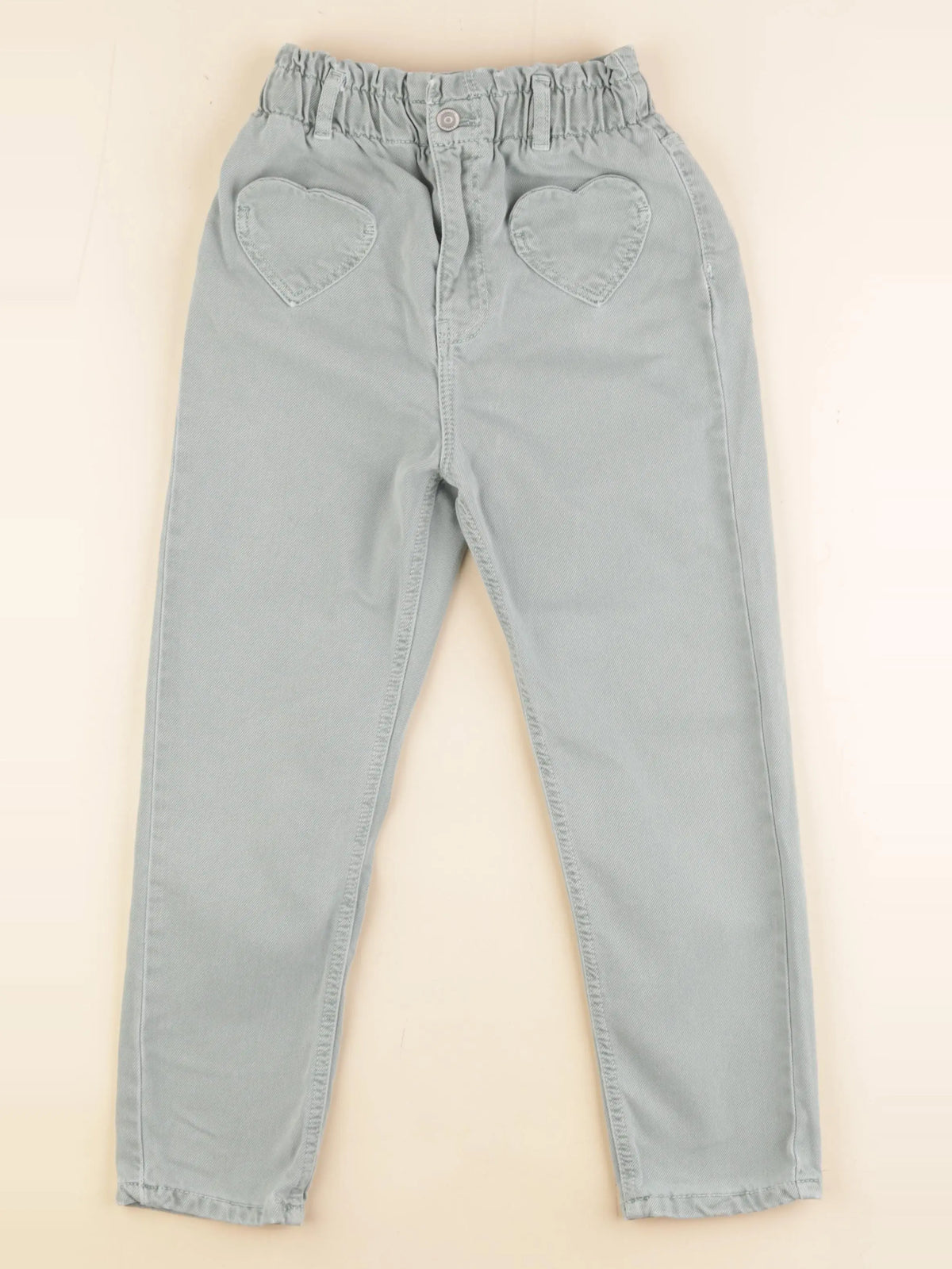 Vertbaudet - pantalon vert - 8 ans