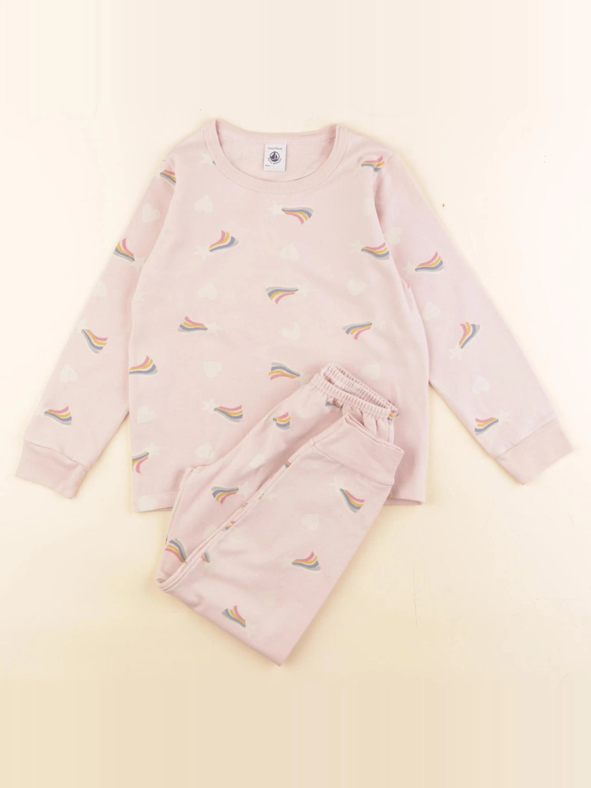 Petit Bateau - pyjama coton rose - 6 ans