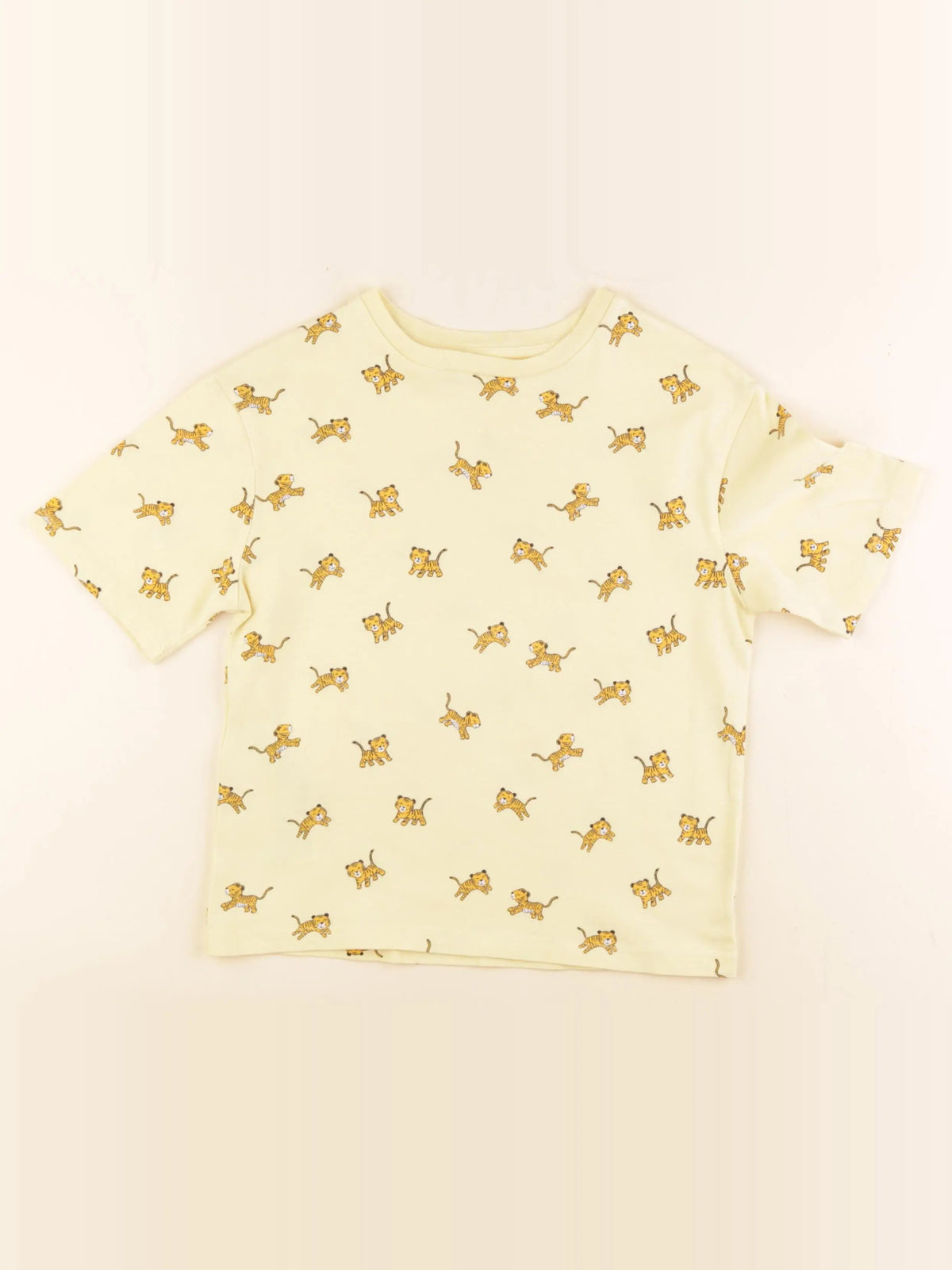 Mango - tee-shirt jaune - 5/6 ans