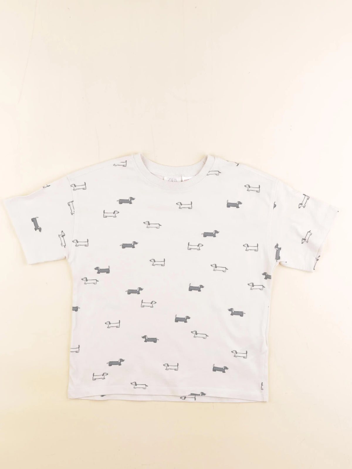 Zara - tee-shirt beige - 5 ans