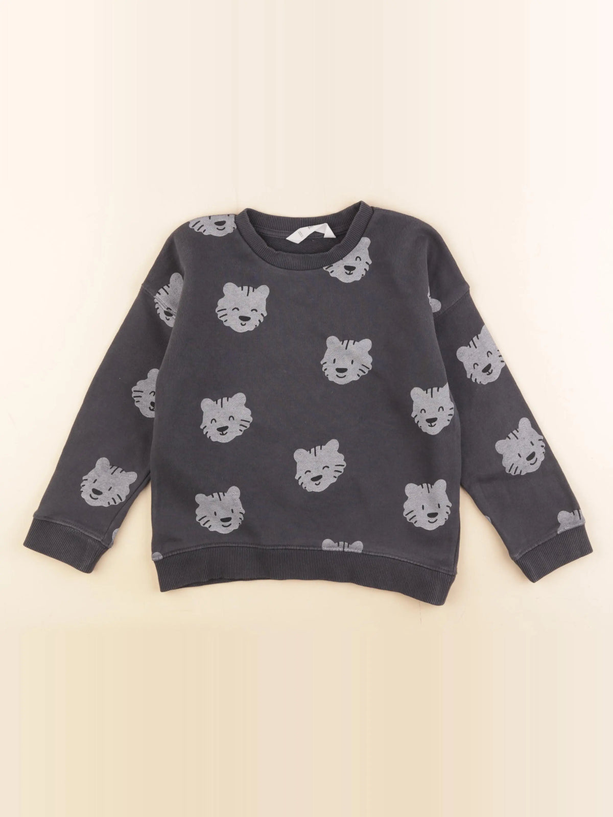 Mango - sweat gris - 5/6 ans