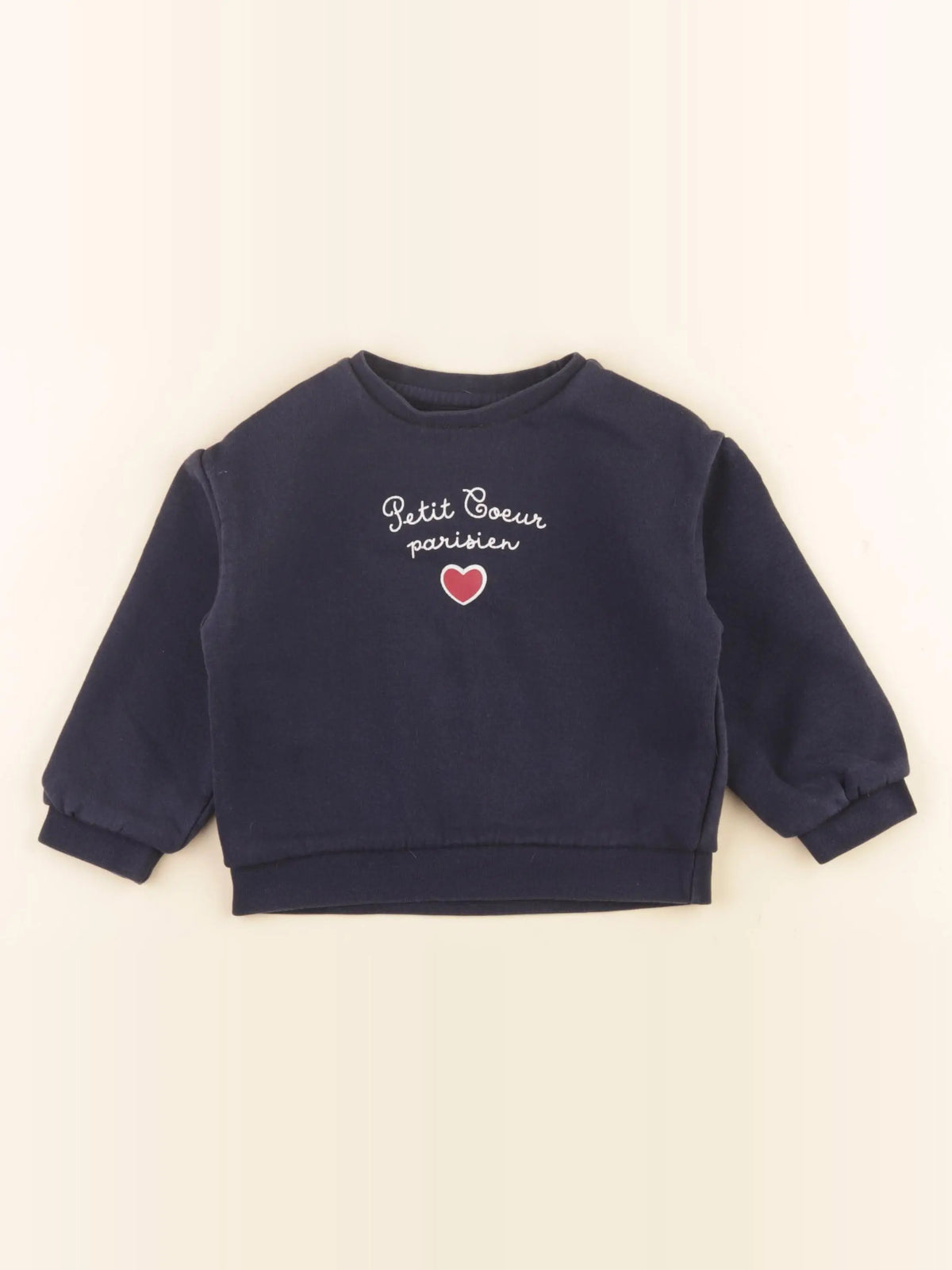 Vertbaudet - sweat bleu - 3 ans