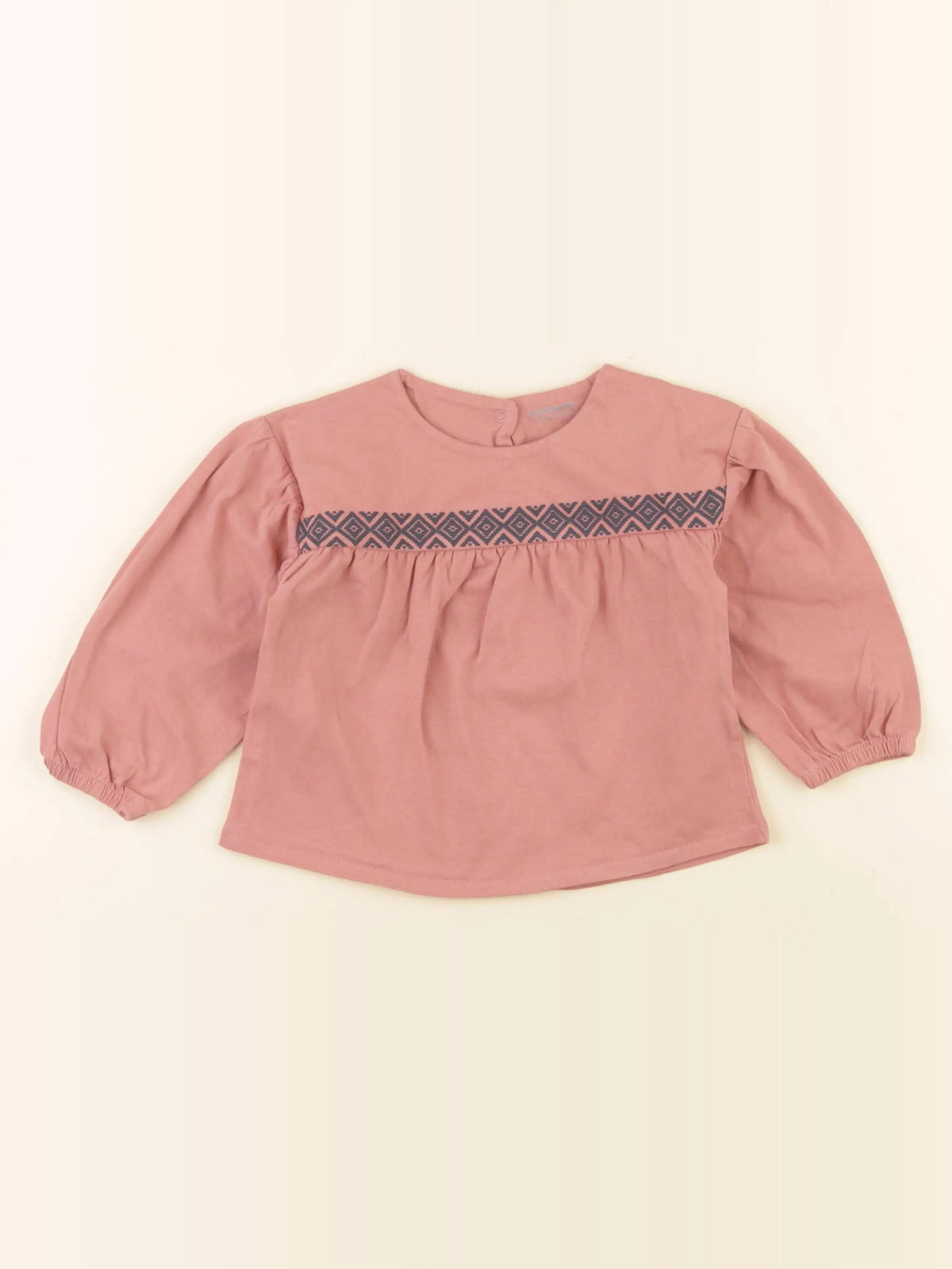 Vertbaudet - tee-shirt rose - 2 ans