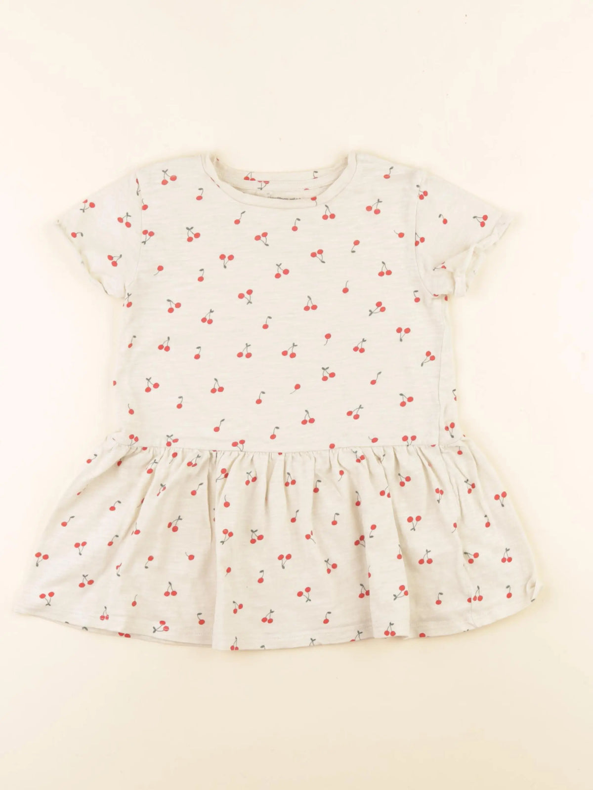 Vertbaudet - robe beige - 3 ans