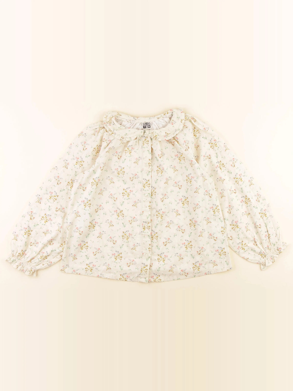 Bonton - blouse beige - 8 ans