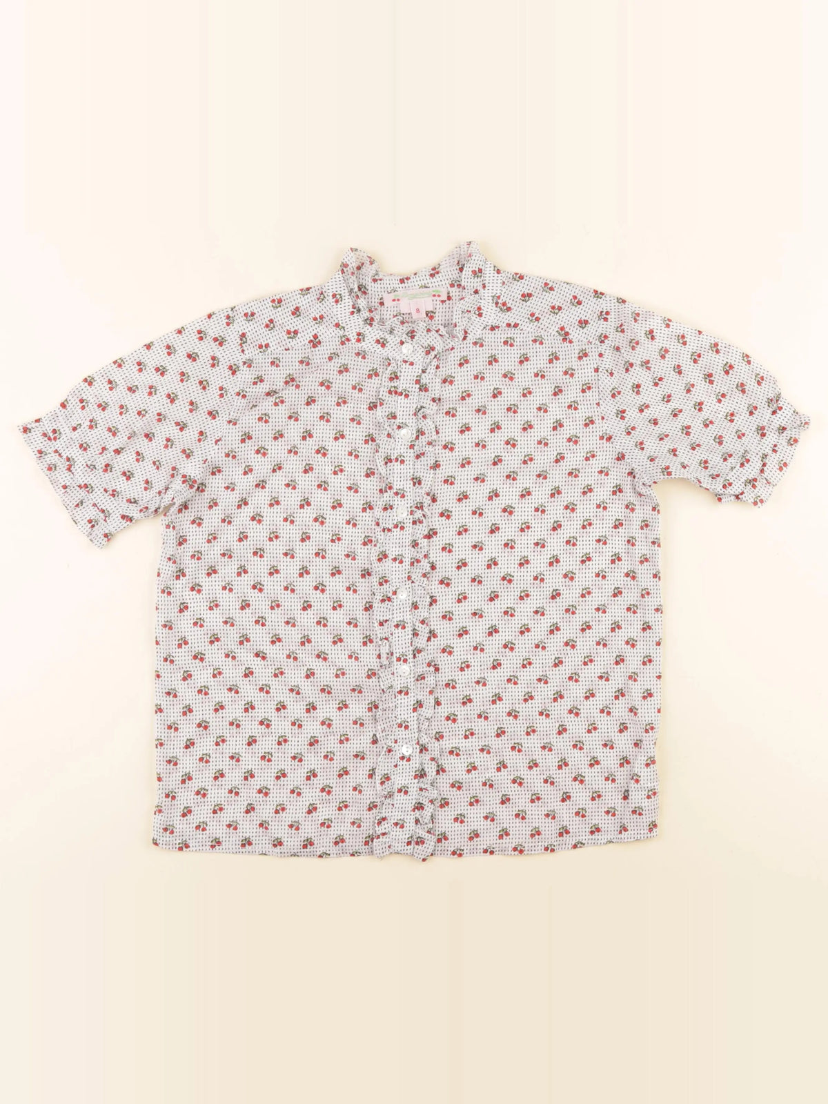 Bonpoint - blouse blanc, noir - 8 ans