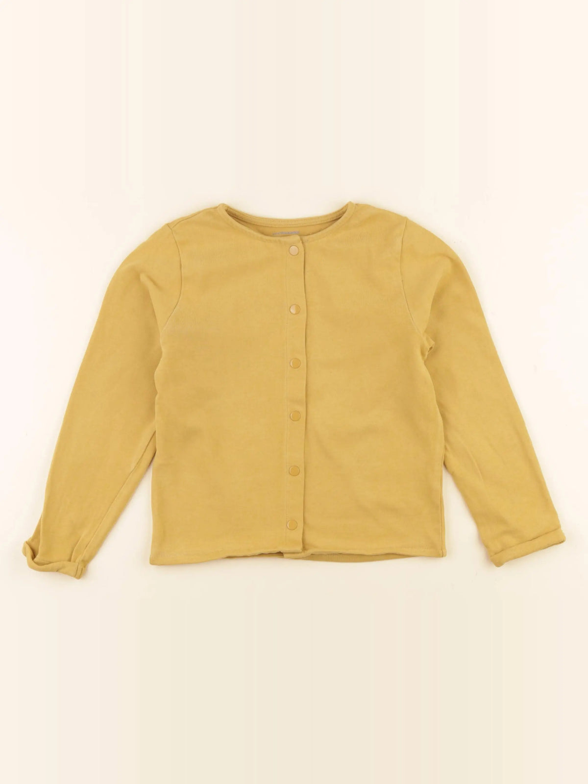 Vertbaudet - sweat jaune - 6 ans
