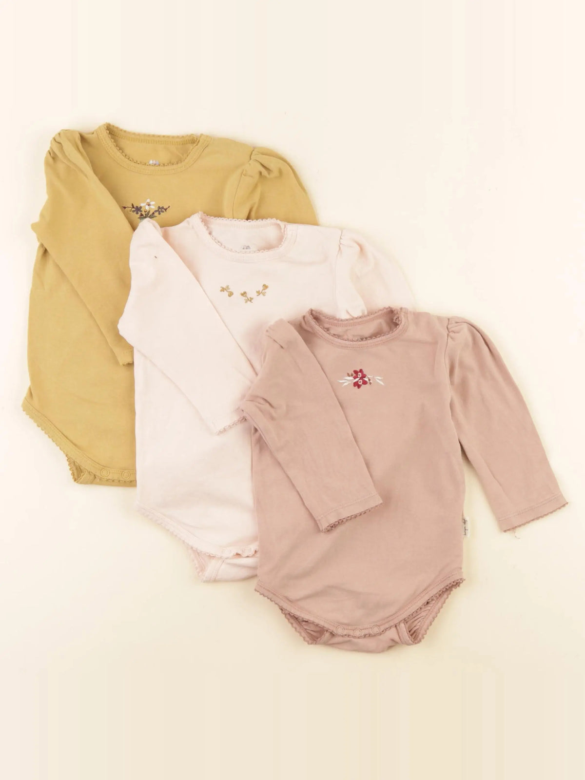 Konges slojd - lot de 3 bodies en coton multicolore - 6 mois
