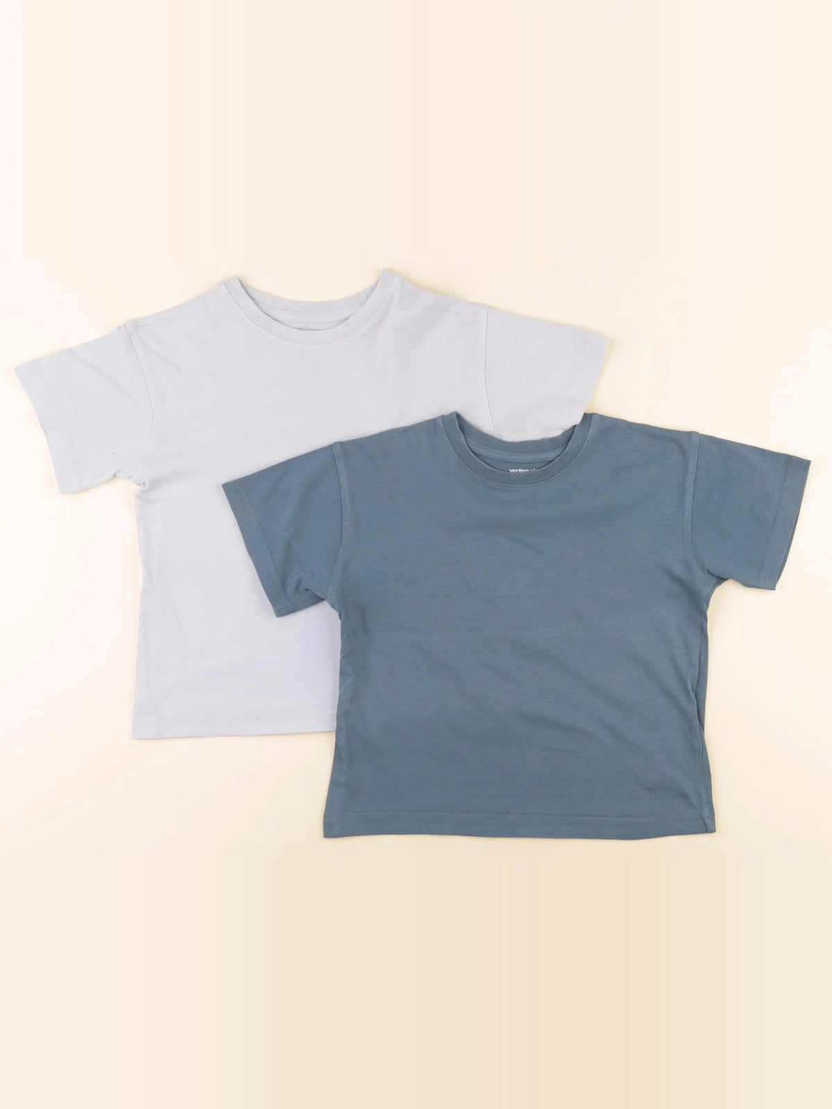 Vertbaudet - lot de 2 tee-shirts bleu - 5 ans
