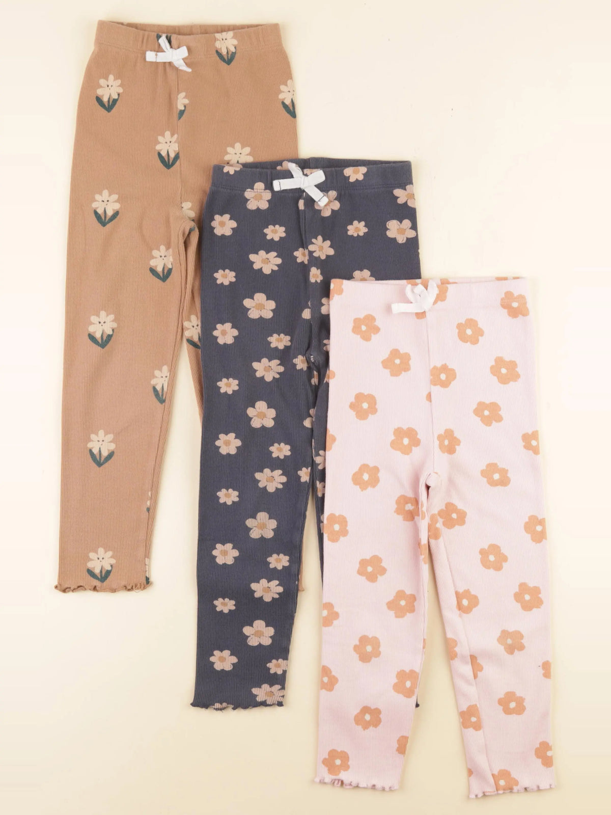 Vertbaudet - lot de 3 leggings multicolore - 5 ans