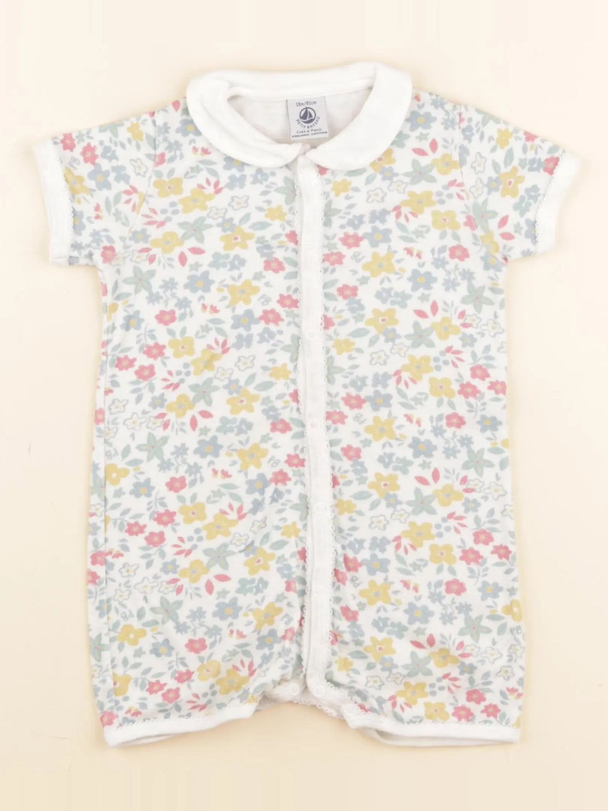 Petit Bateau - pyjama coton multicolore - 18 mois