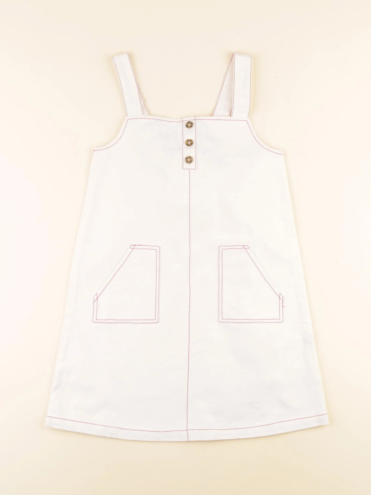 Bandits à la crème - robe beige - 8 ans