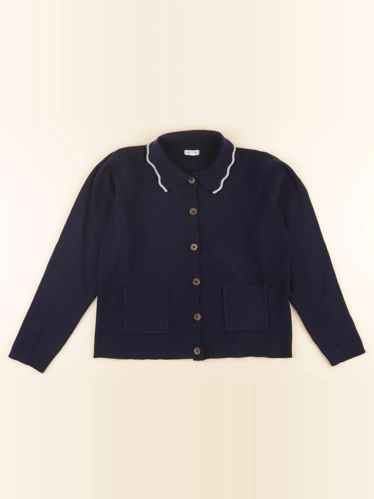Vertbaudet - gilet bleu - 12 ans