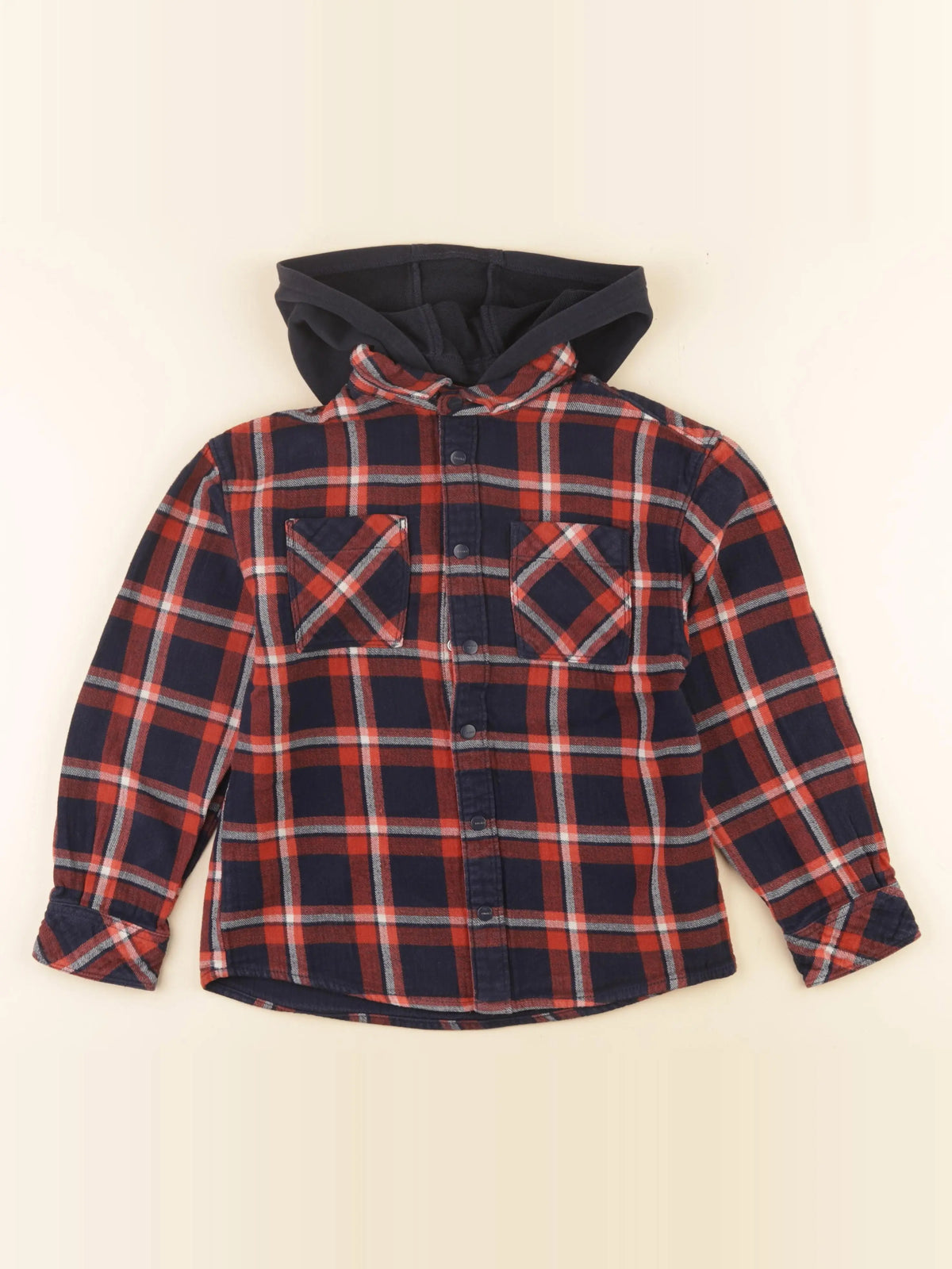 Okaidi - sur-chemise rouge - 10 ans
