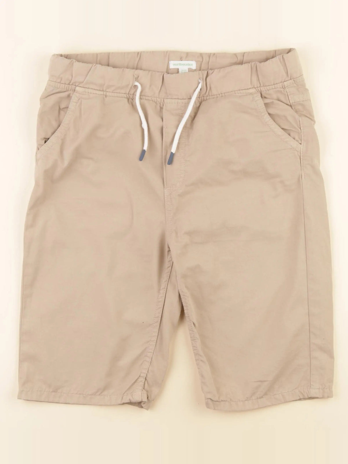 Vertbaudet - short beige - 12 ans