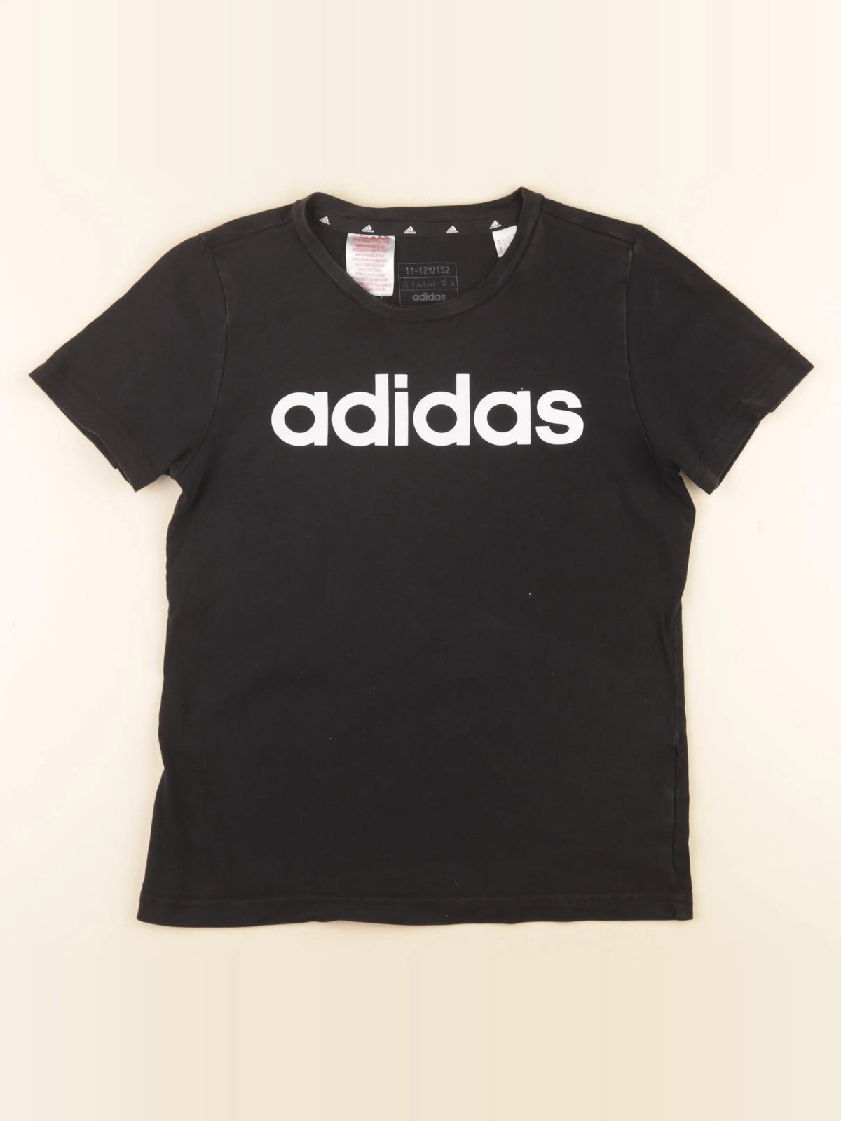 Adidas - tee-shirt noir - 11/12 ans