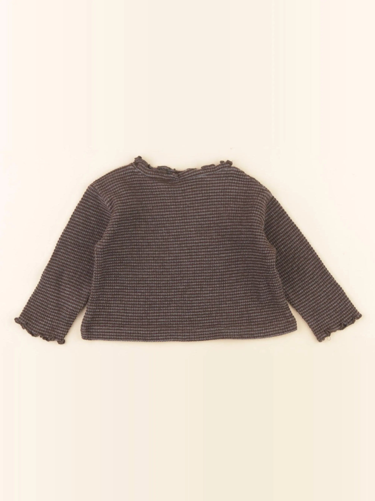 Zara - tee-shirt marron - 3/6 mois