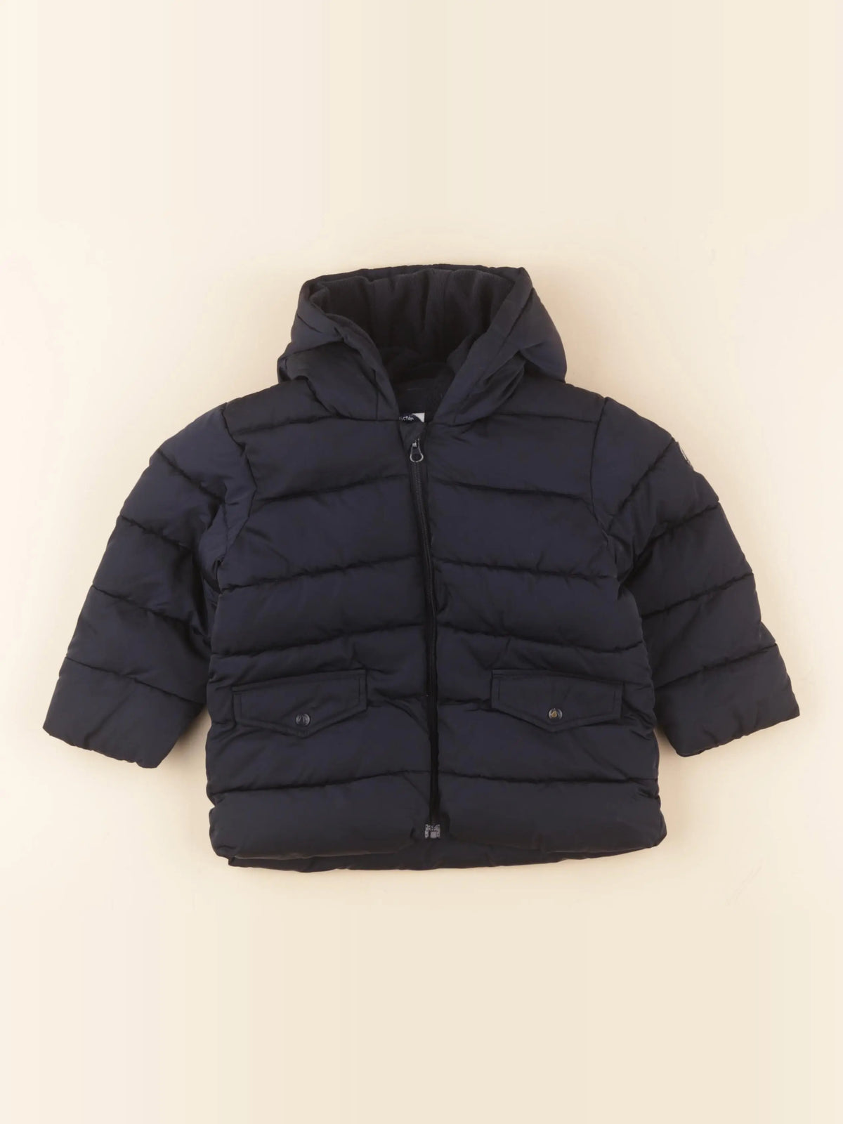 Petit Bateau - doudoune bleu - 18 mois