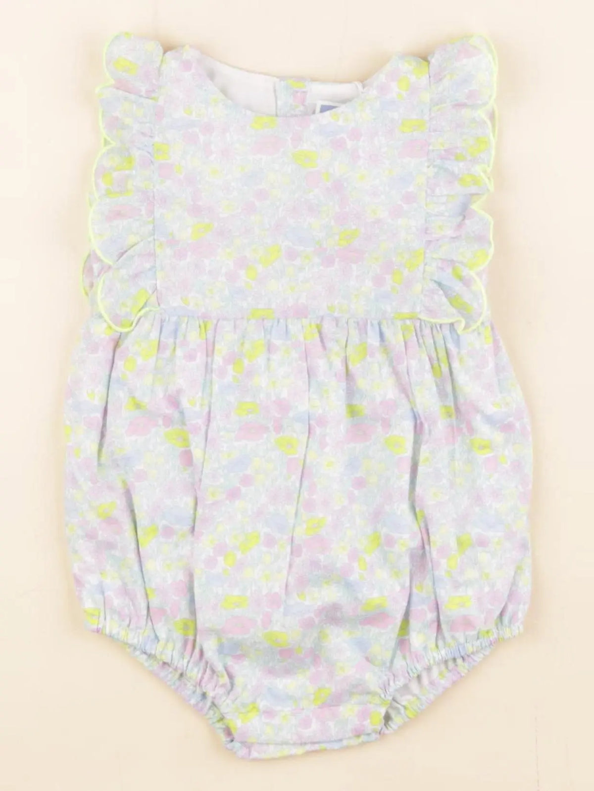 Jacadi - combinaison liberty multicolore - 6 mois