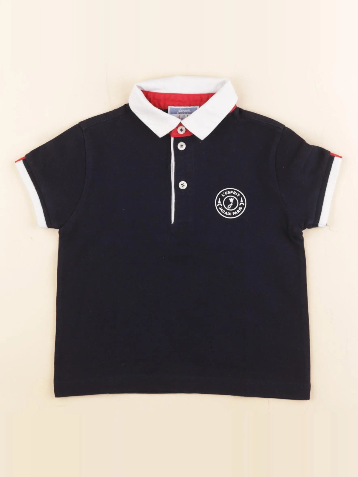 Jacadi - polo bleu - 3 ans