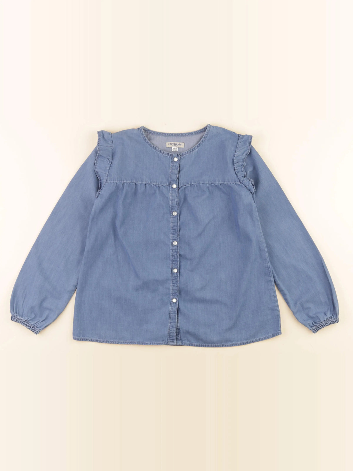 Vertbaudet - blouse bleu - 10 ans