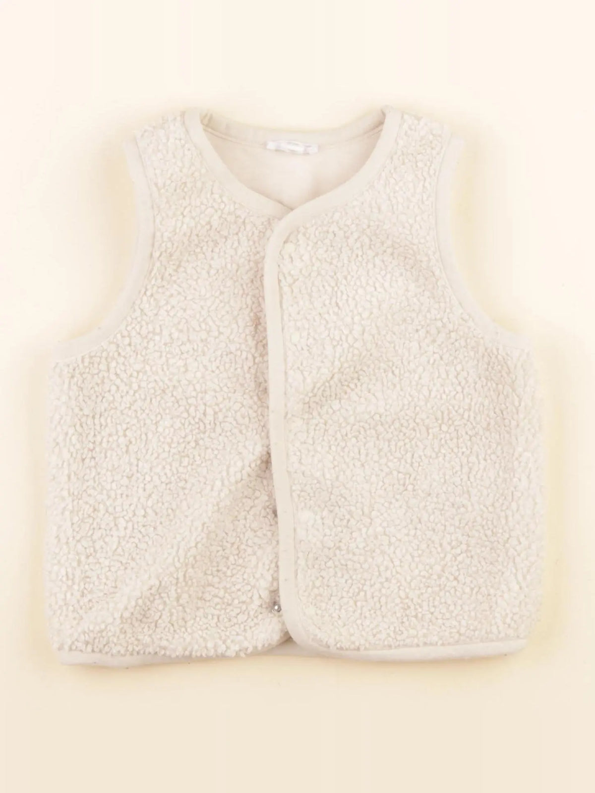 Vertbaudet - gilet beige - 2 ans