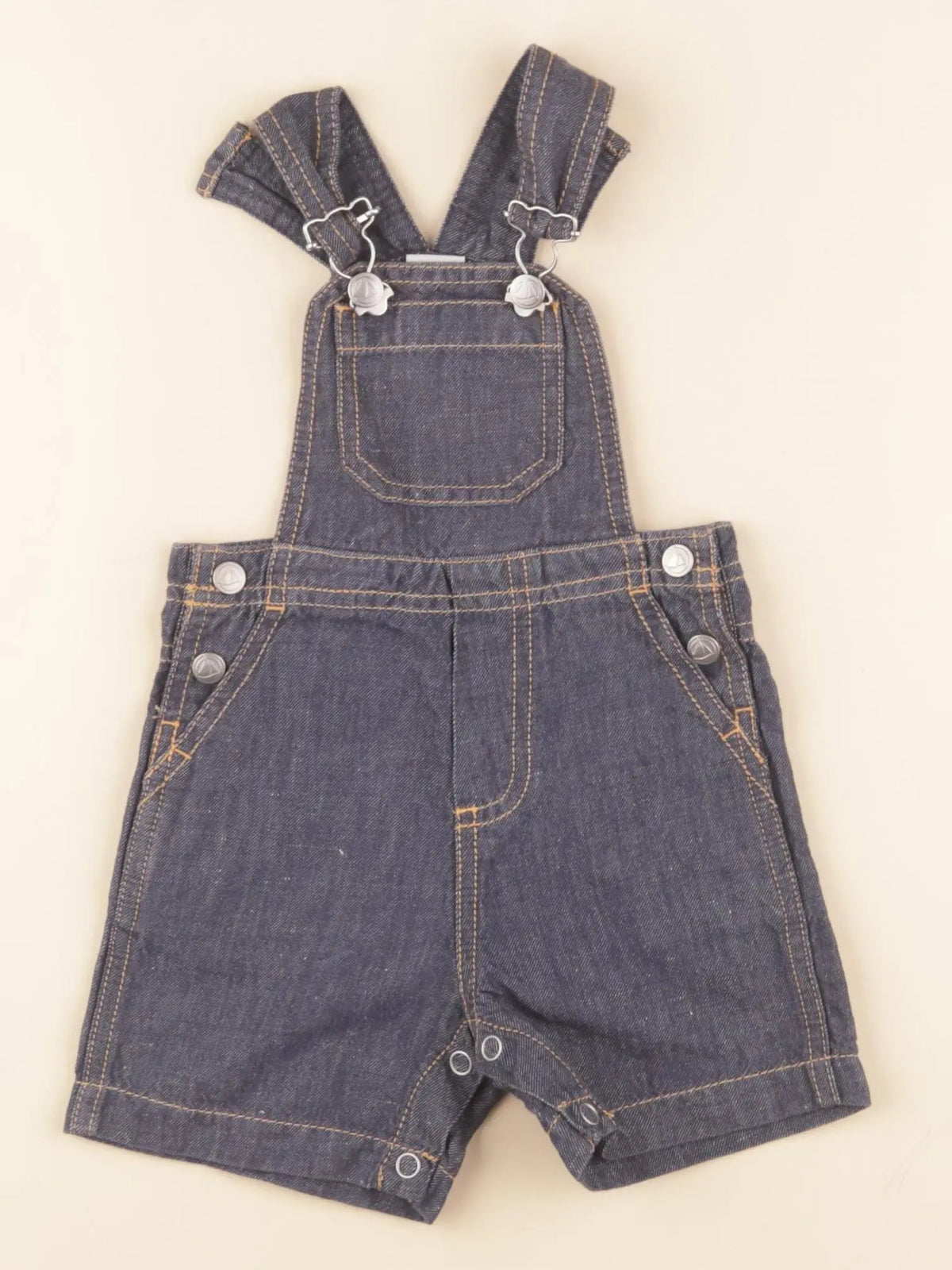 Petit Bateau - salopette bleu - 3 mois