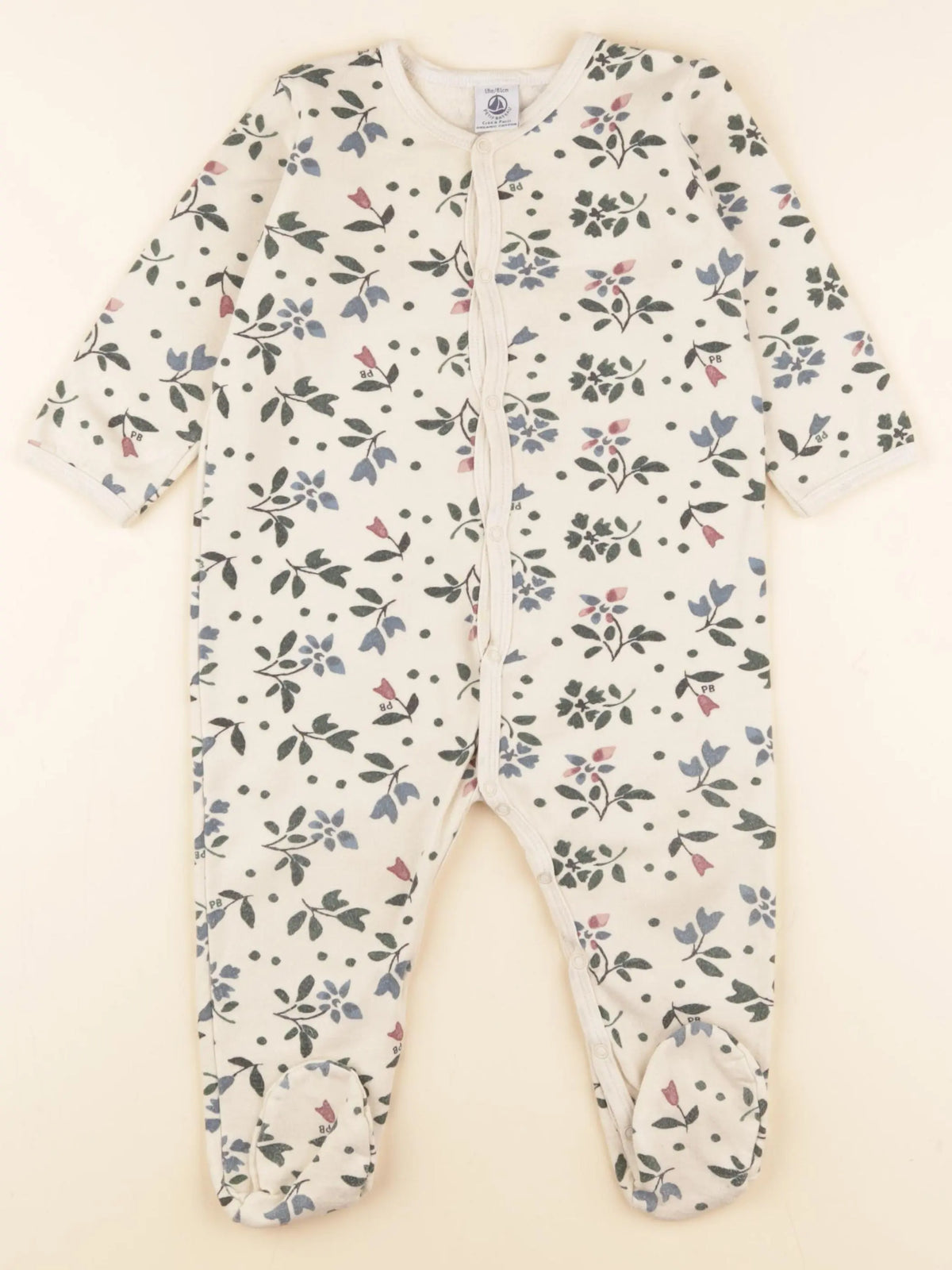 Petit Bateau - pyjama coton multicolore - 18 mois