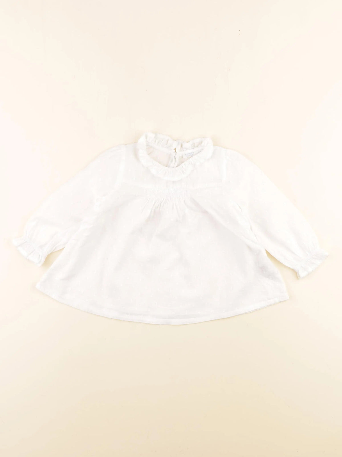 Boutchou - blouse blanc - 18 mois