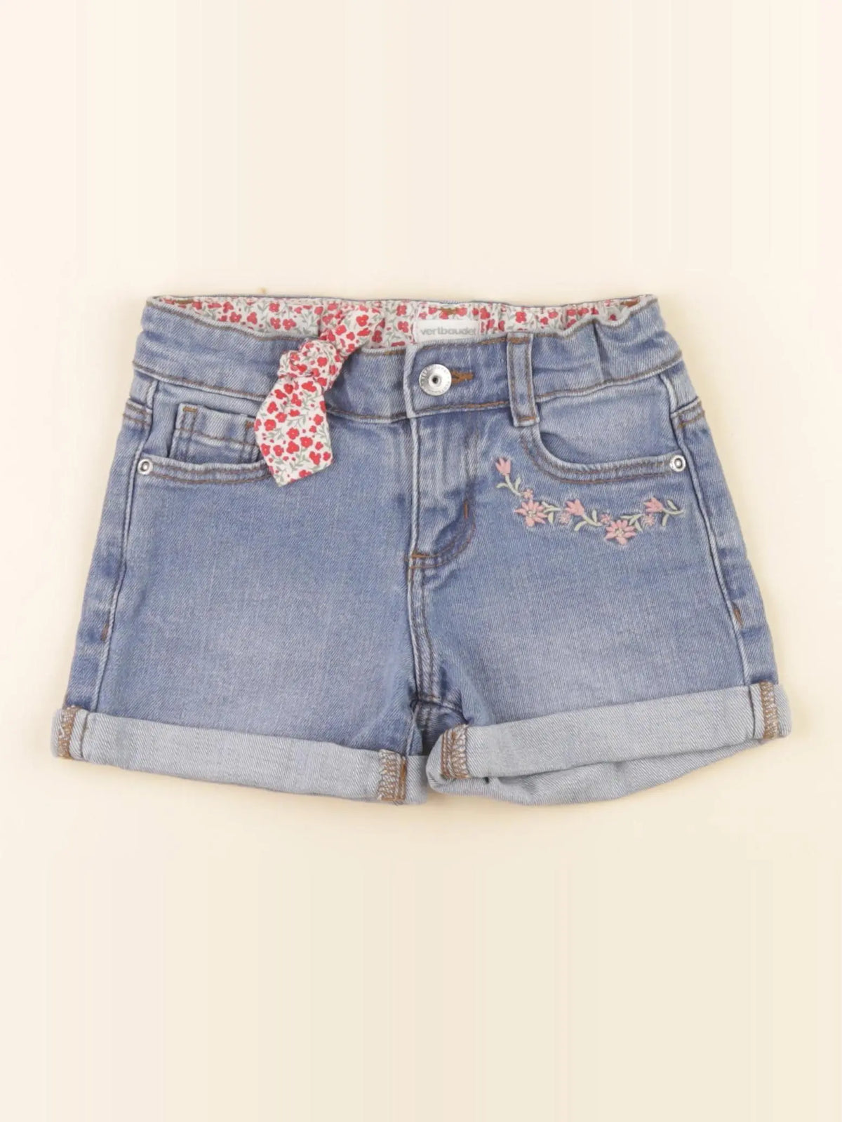Vertbaudet - short bleu - 5 ans