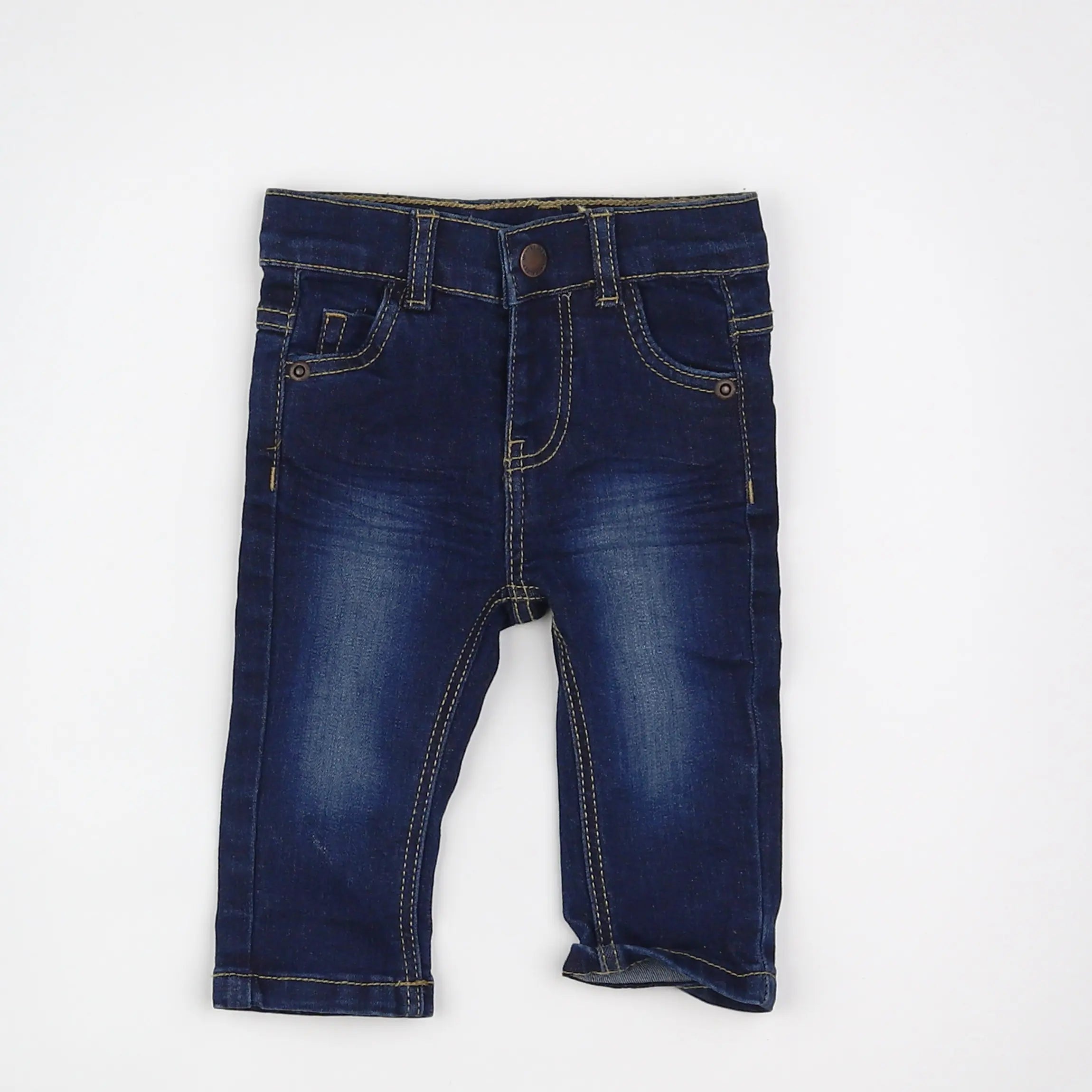 Vertbaudet - jean bleu - 3 mois