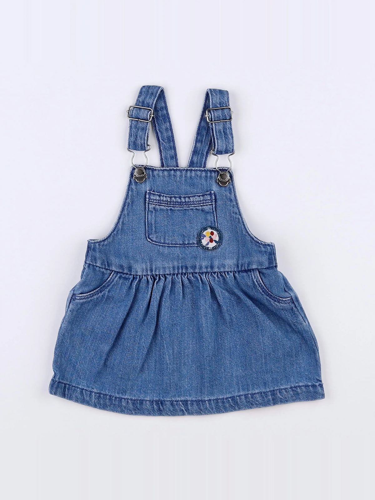 Vertbaudet - robe bleu - 6 mois