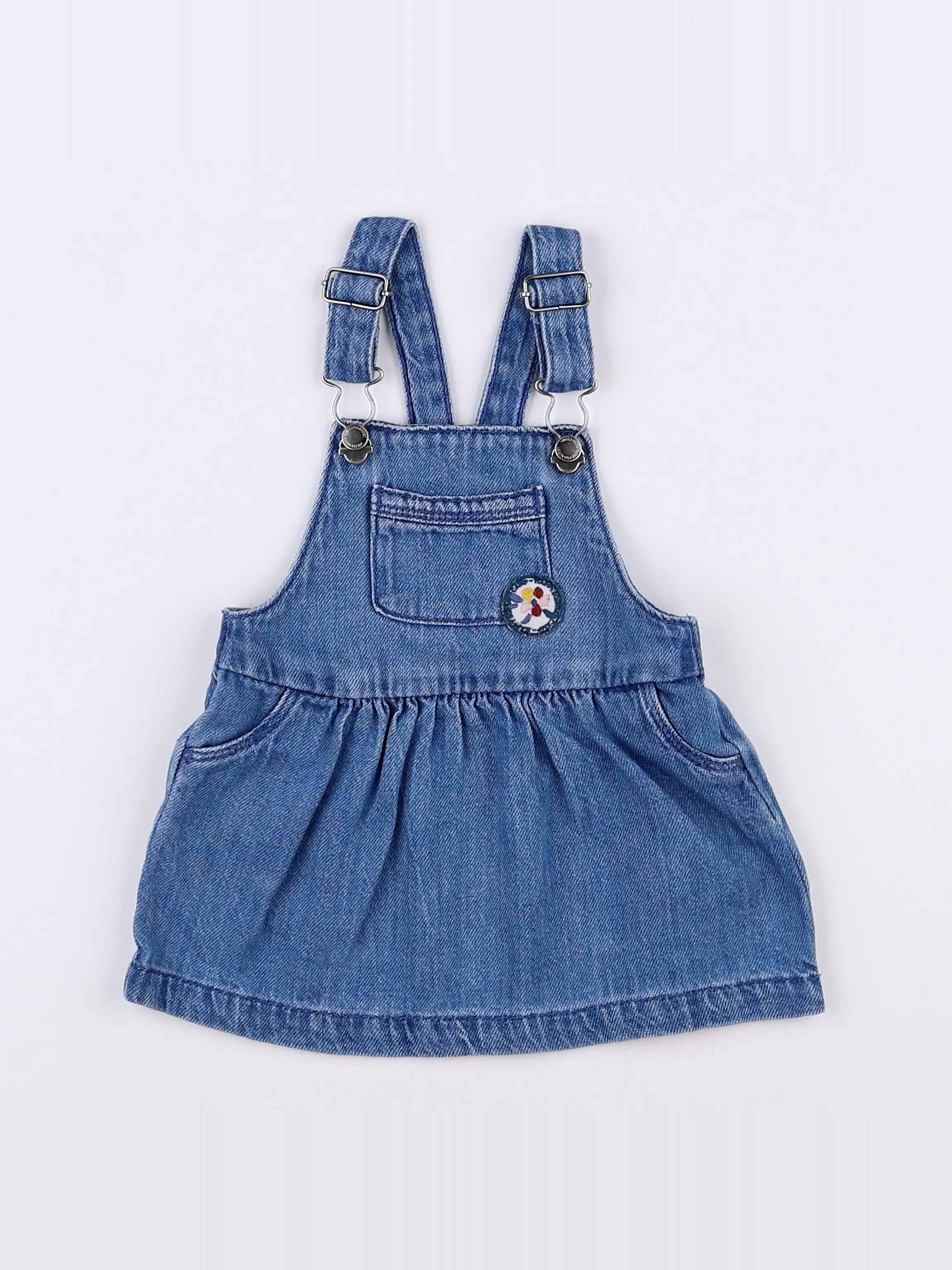 Vertbaudet - robe bleu - 6 mois