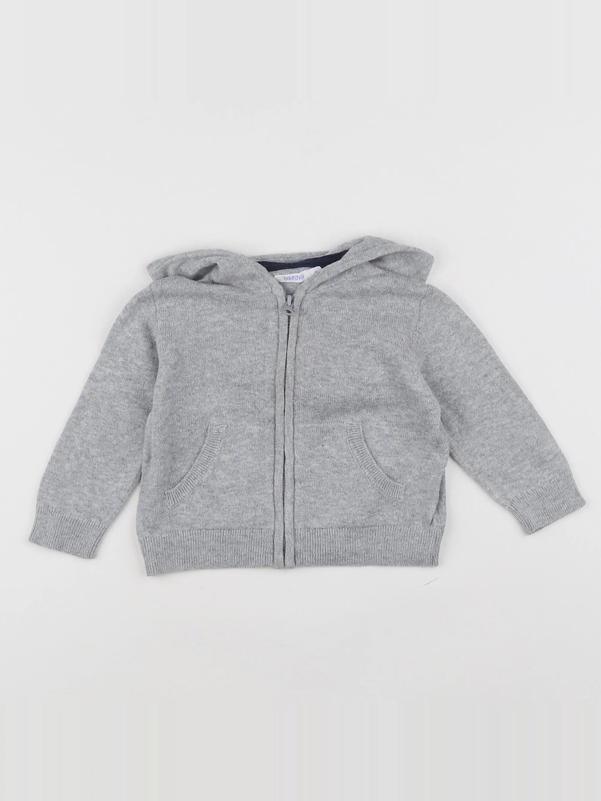 Boutchou - gilet Gris - 6 mois