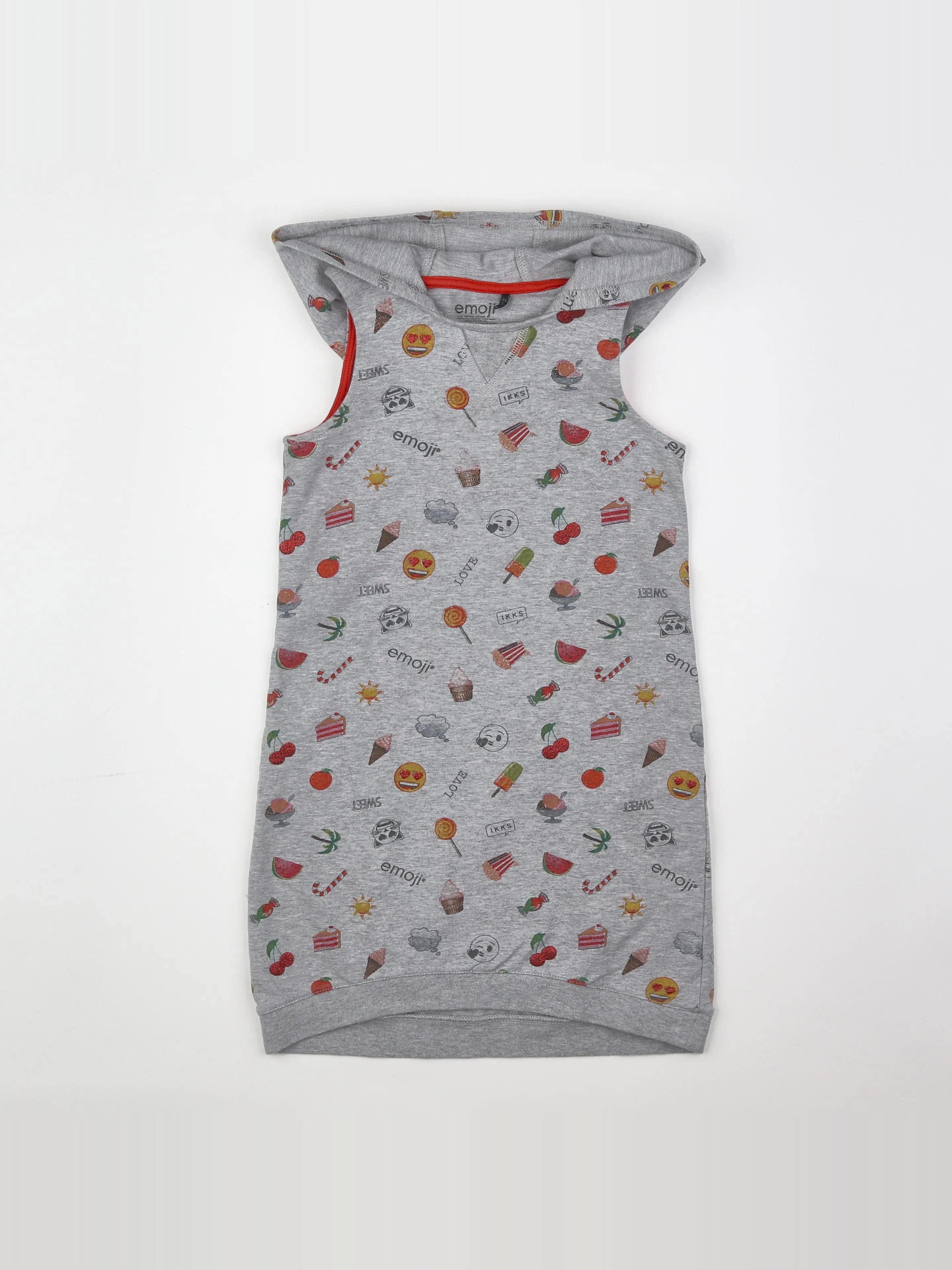 IKKS - robe gris - 8 ans